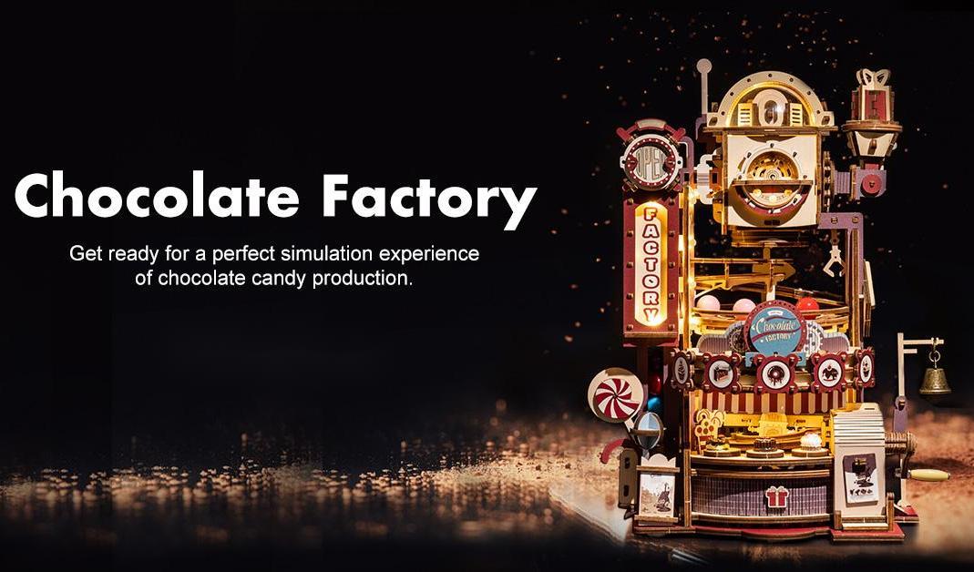 Build Your Own Chocolate Factory: A New member of Marble Run - ROKR Chocolate Factory LGA02