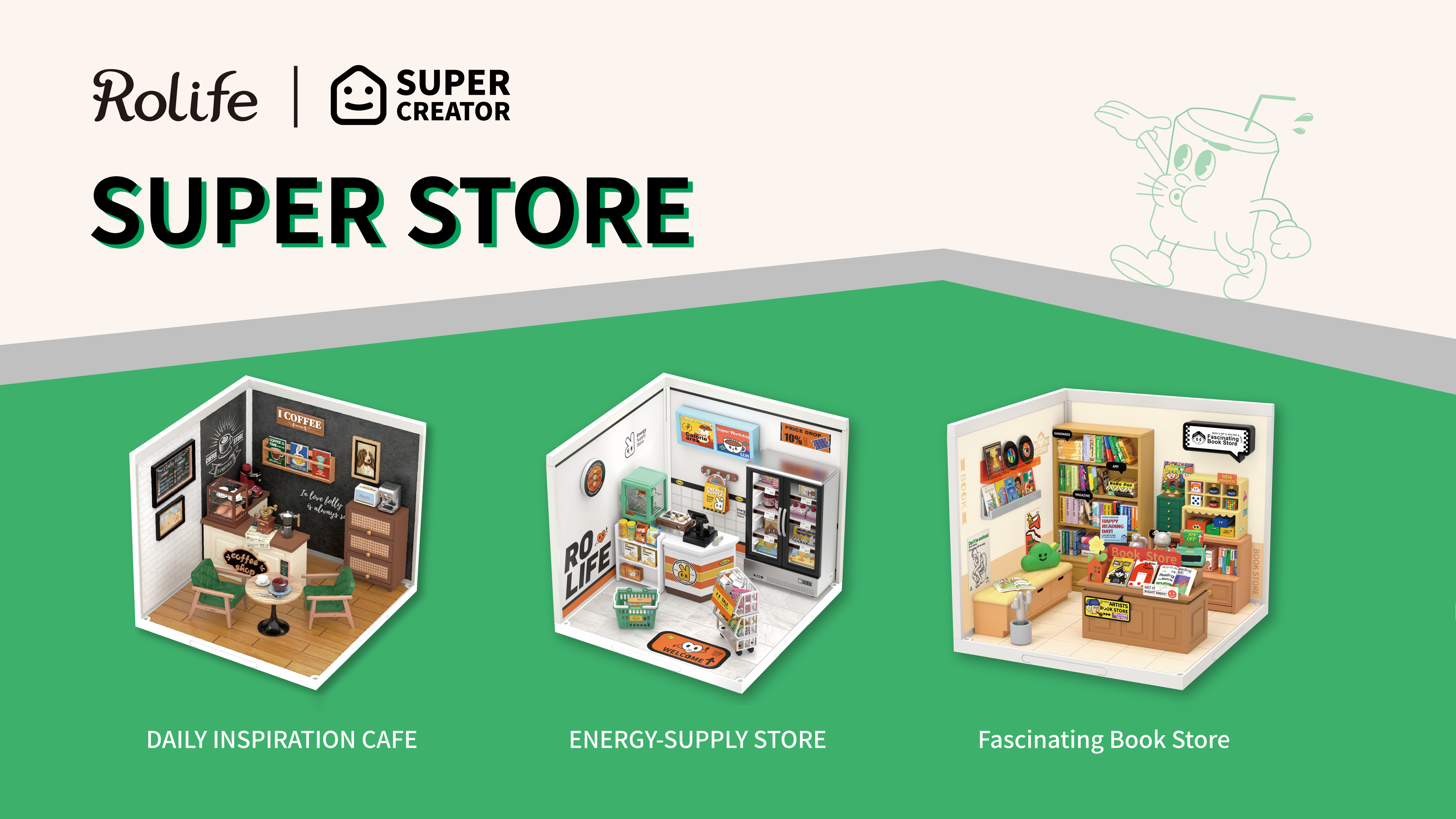 Rolife Super Creator - New DIY Assembly Kits