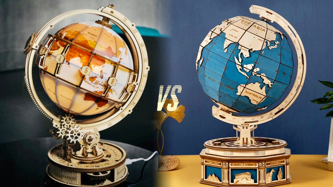 ROKR Globe ST002 vs ST003: Which Wooden Puzzle Suits You?