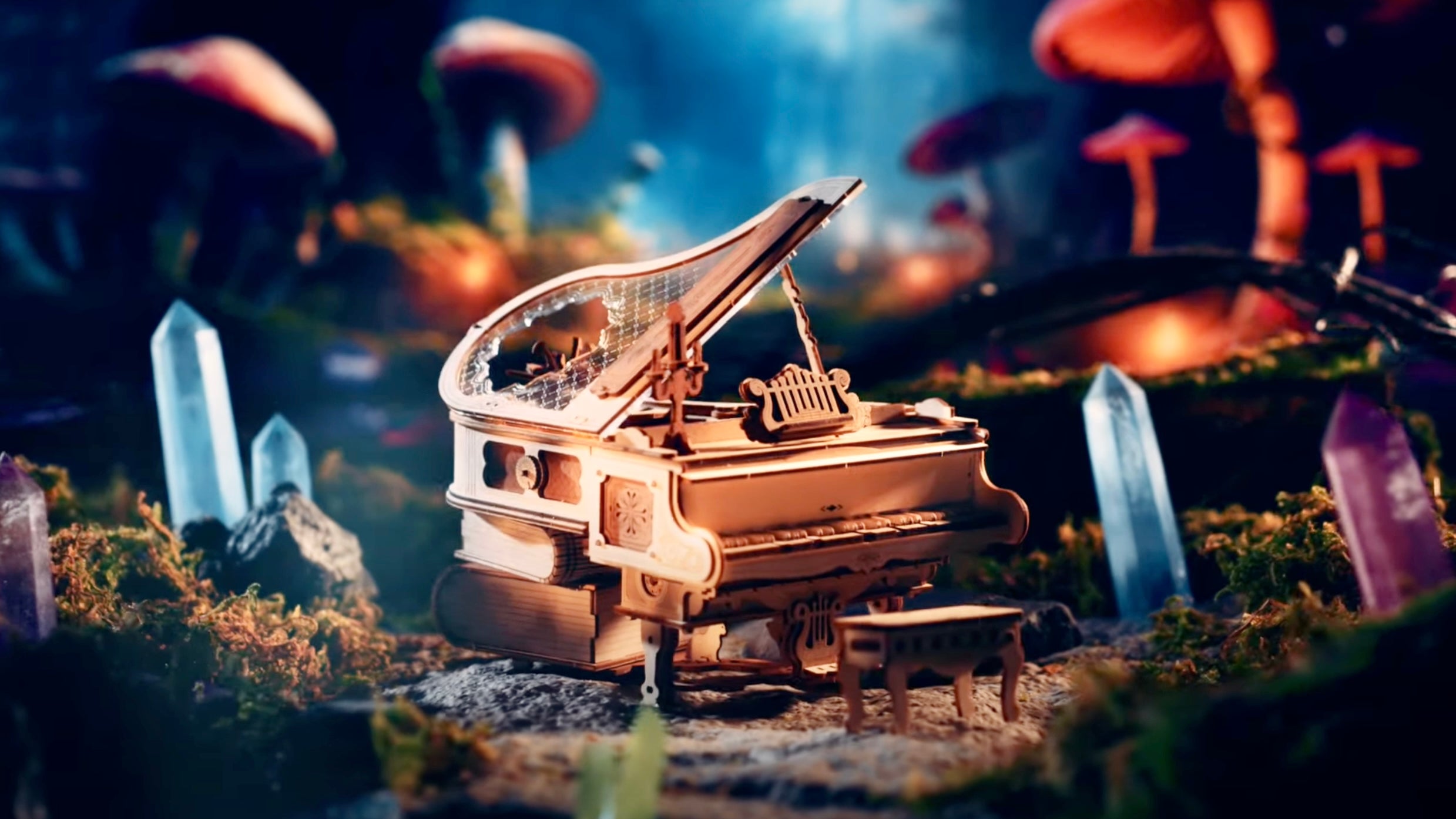 Experience the Enchanting ROKR Magic Piano: A Unique 3D Wooden Puzzle