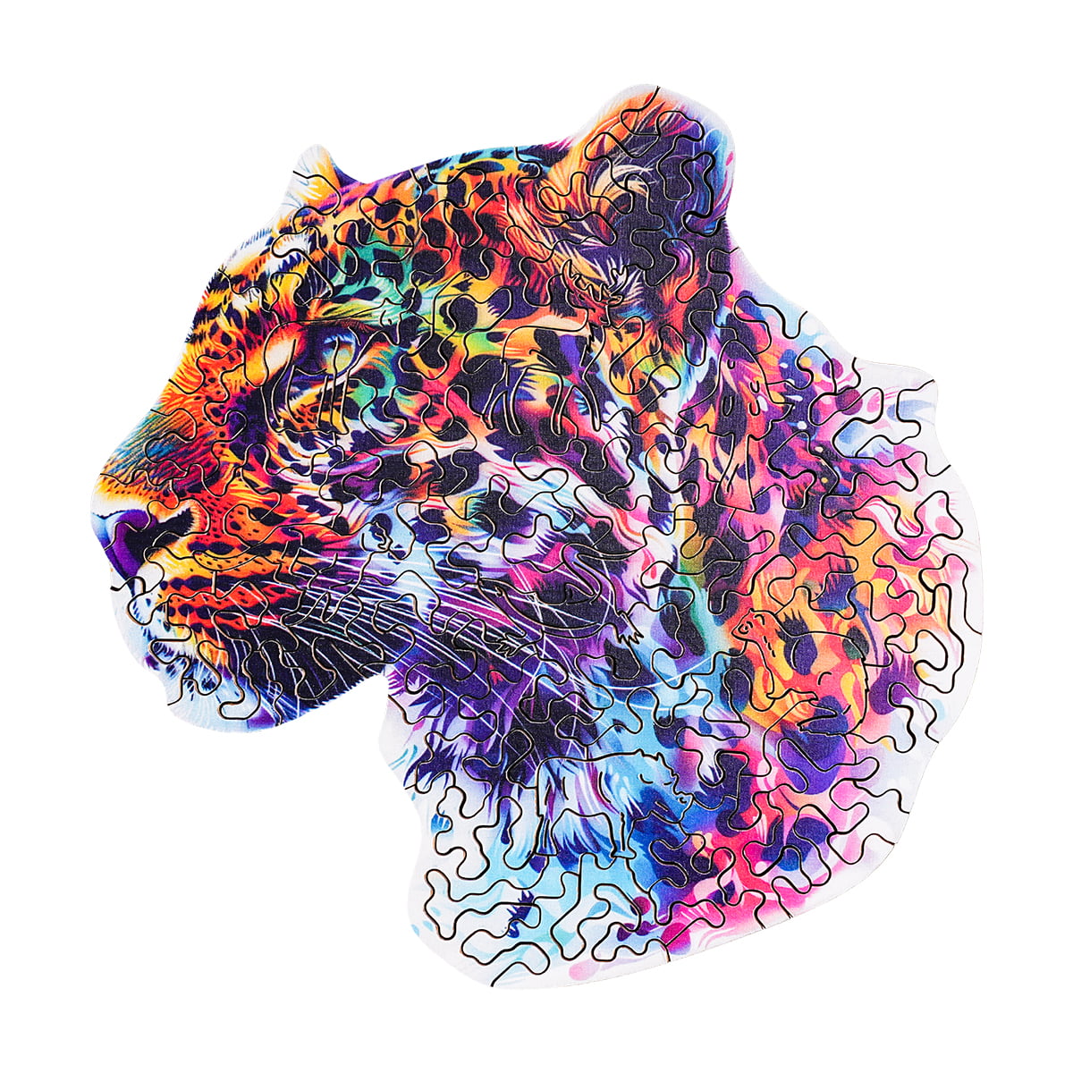 ROBOTIME Fancy Leopard Wooden Jigsaw Puzzle