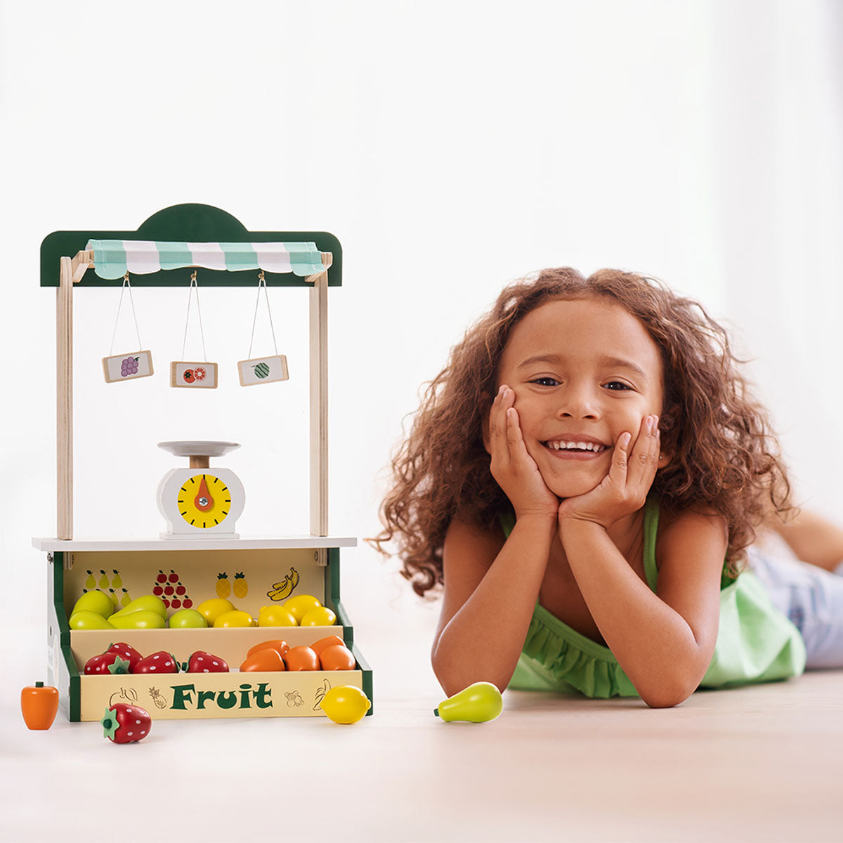 Stand de fruits en bois ROBUD pour marché fermier