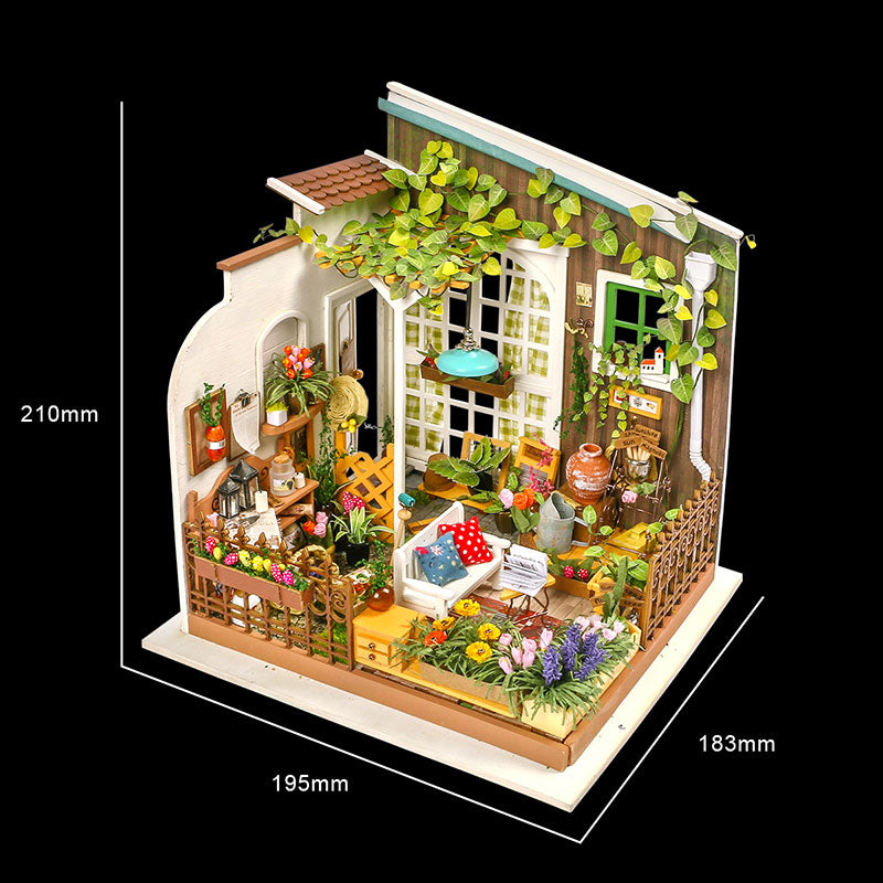 Rolife Miller's Garden DIY Miniature House Kit DG108