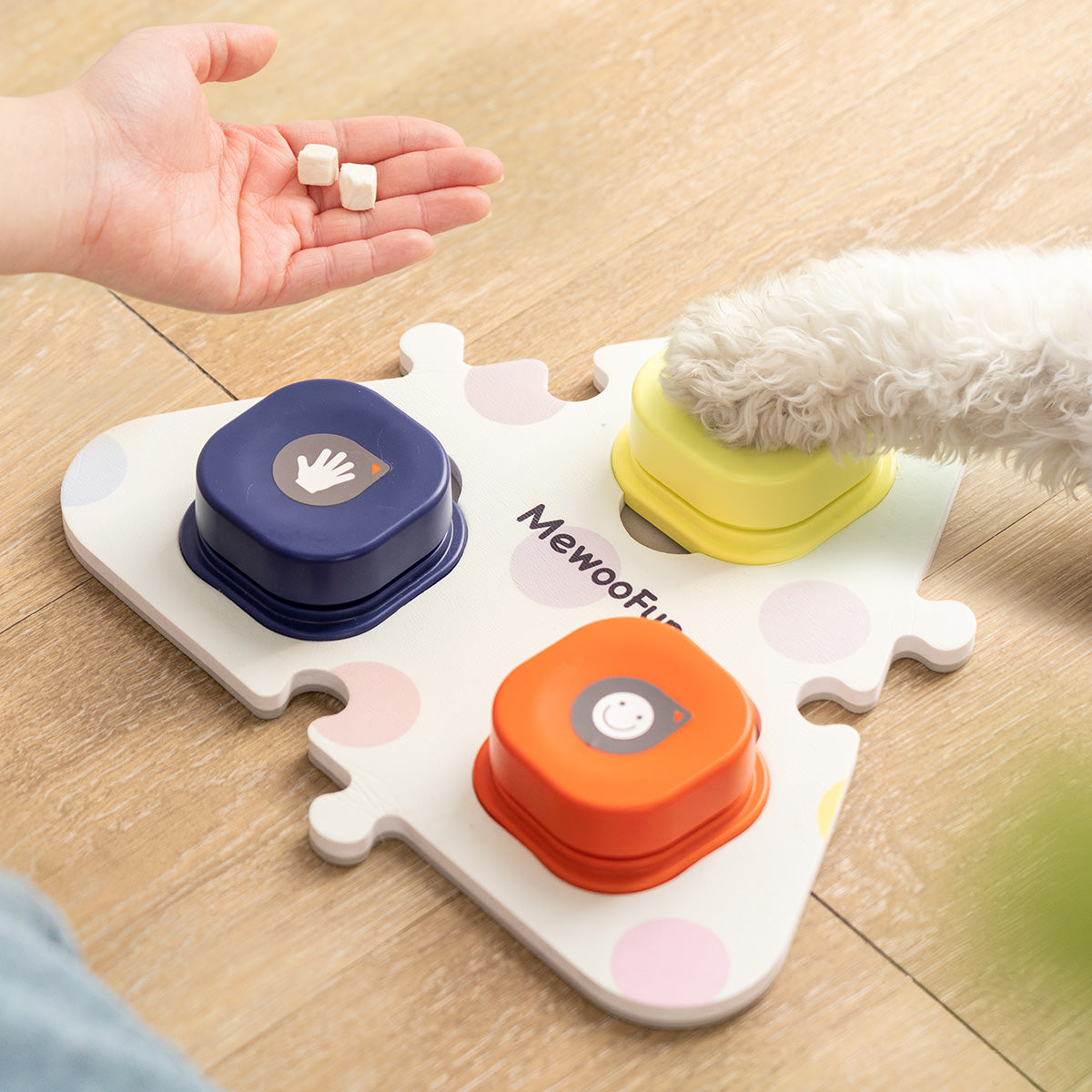 Hunde-Kommunikationsknöpfe 3-in-1 im Puzzle-Stil