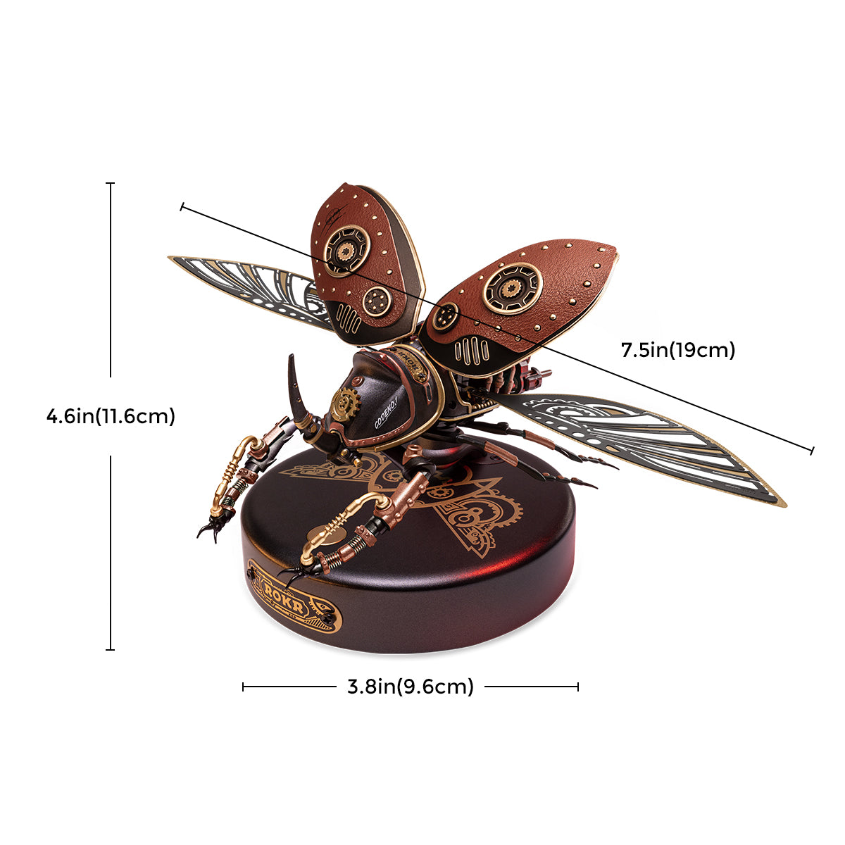 ROKR Rhinoceros Beetle Model DIY 3D Puzzle MI01