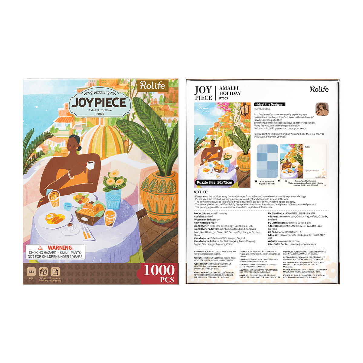 Rolife Amalfi Holiday 1000 stukjes legpuzzel PT005