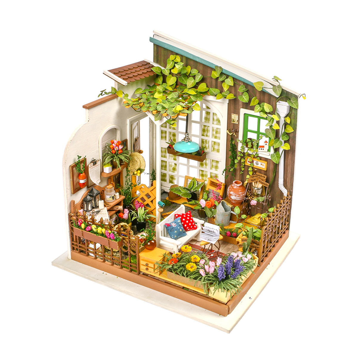 Kit de maison miniature à monter soi-même Rolife Miller's Garden DG108 