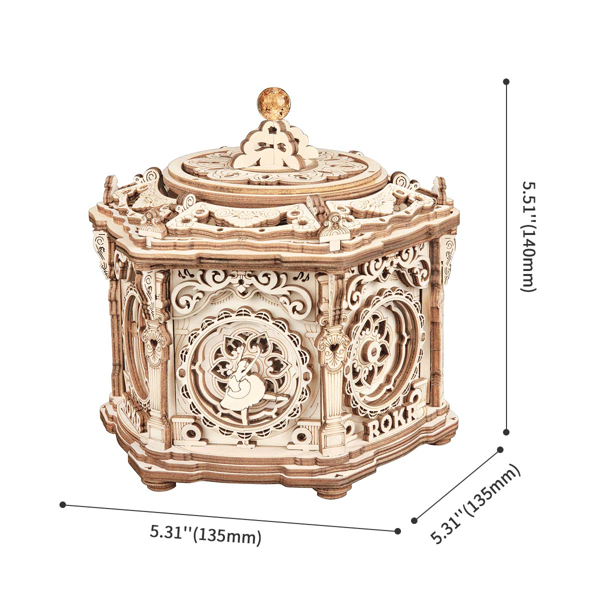 ROKR Secret Garden DIY Mechanische Spieluhr AMK52 