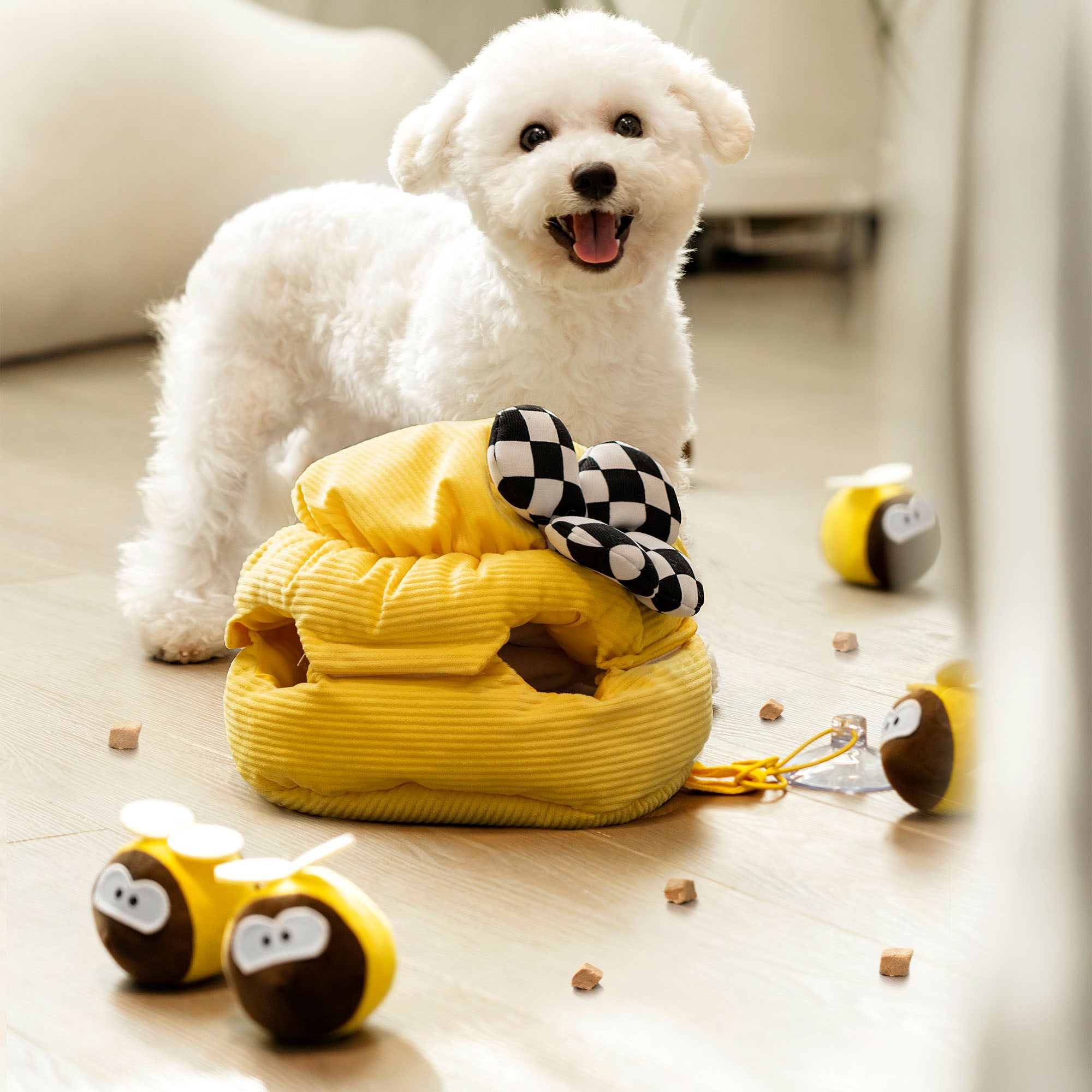 Interaktives Schnüffelspielzeug für Hunde 