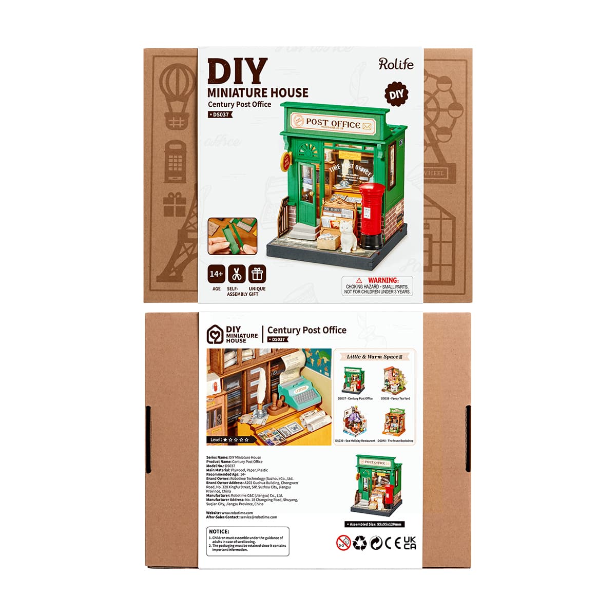 Rolife Century Postkantoor DIY miniatuurhuis DS037