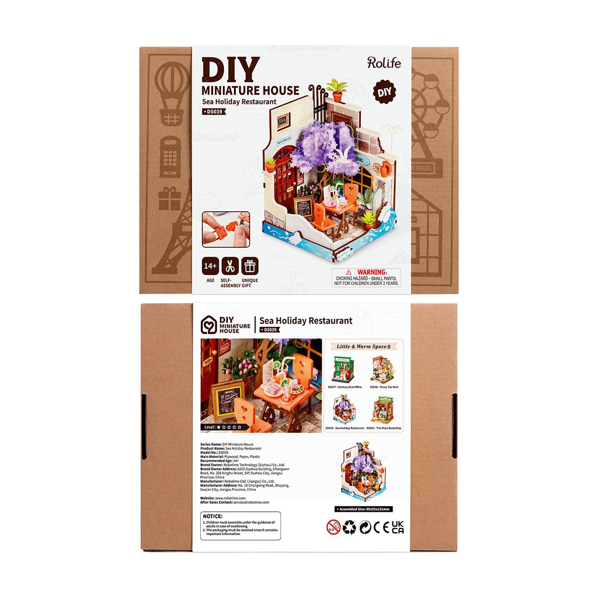 Rolife Sea Holiday Restaurant DIY miniatuurhuis DS039