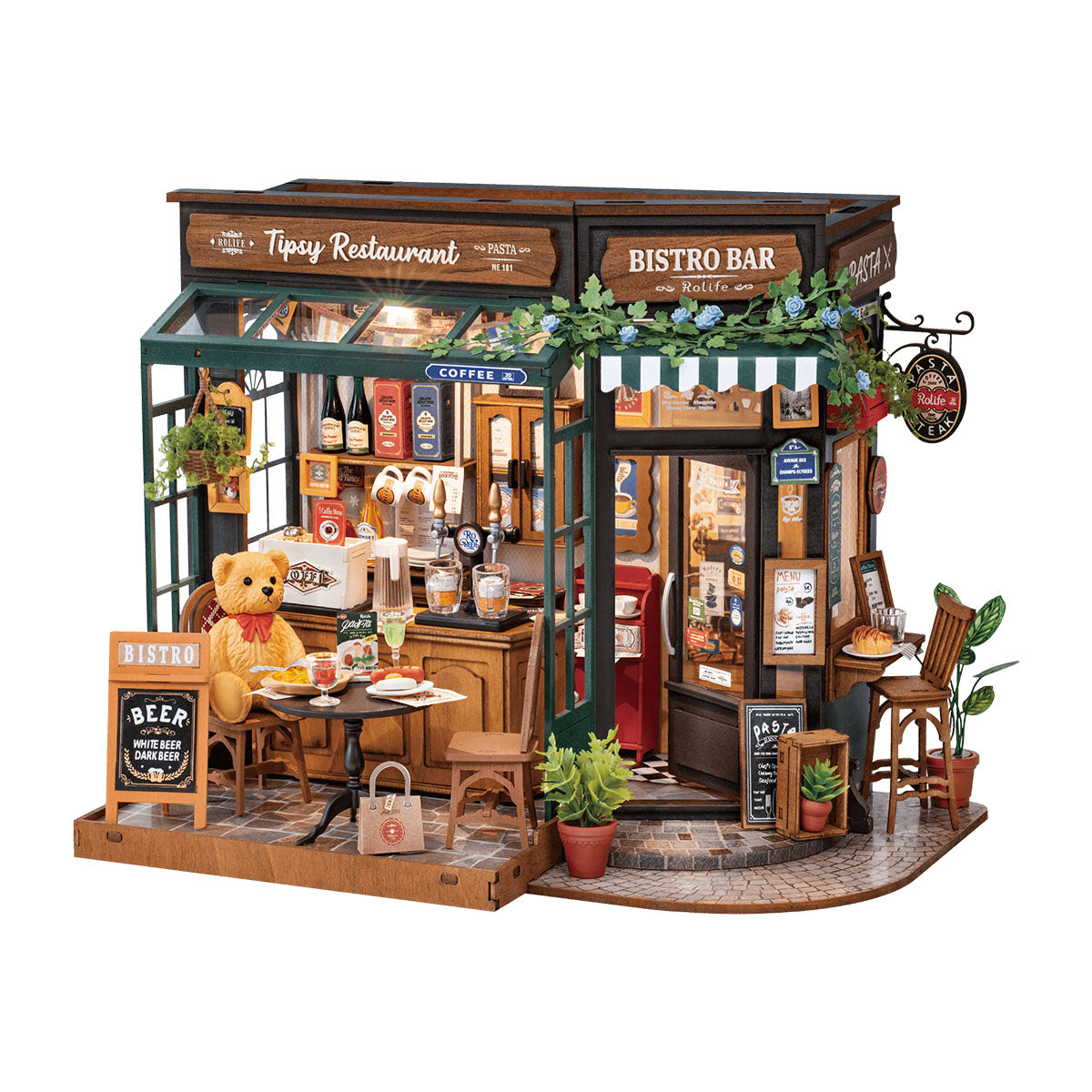 Rolife Tipsy Restaurant DIY Miniatuurhuis DG167