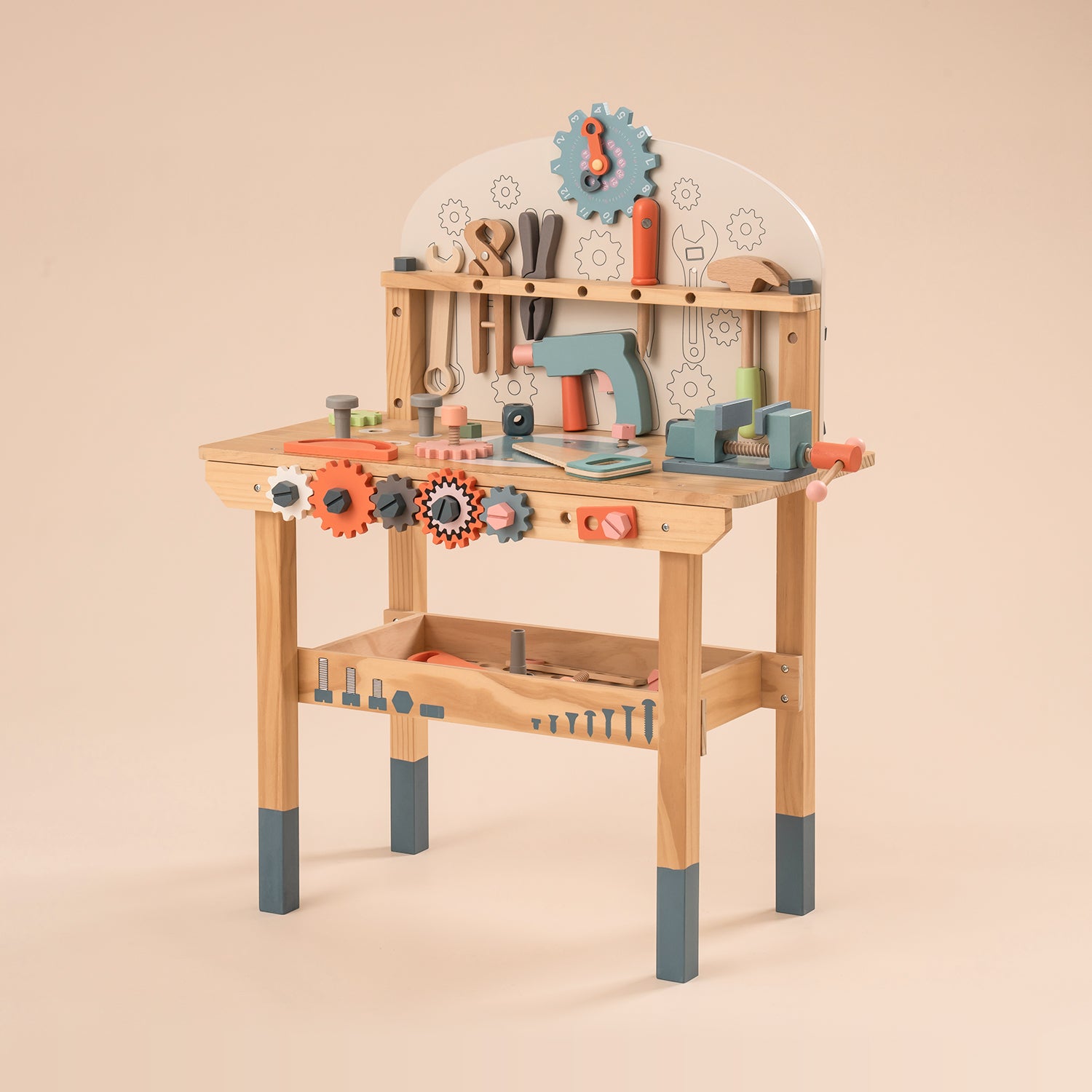 ROBUD Toy Workbench Tool Bench Set for Kids WG200