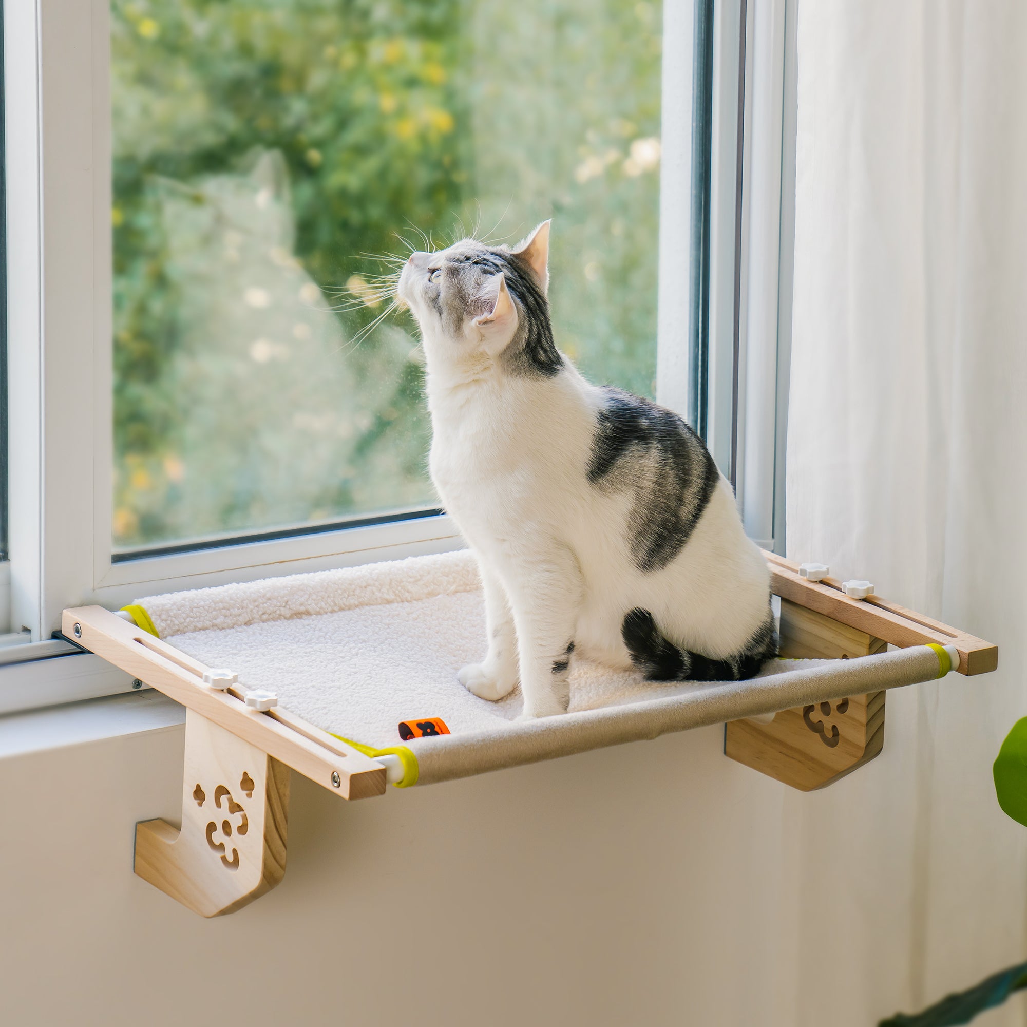 Trackbeugel Verstelbare kattenraamstok