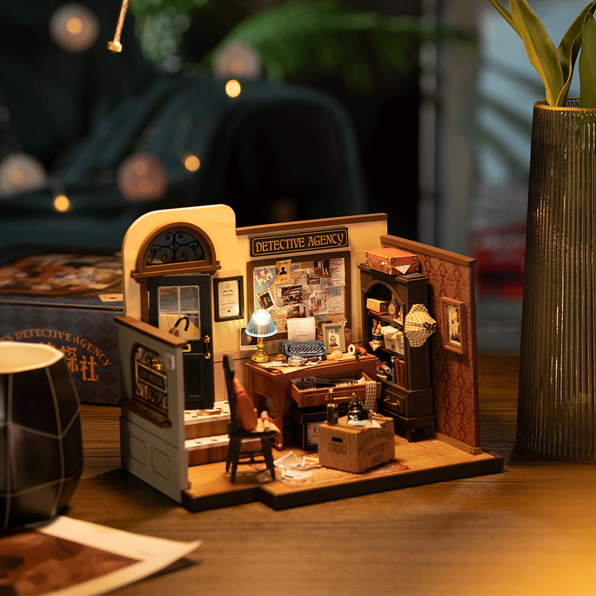 Rolife Mose's detectivebureau DIY miniatuurhuispakket DG157