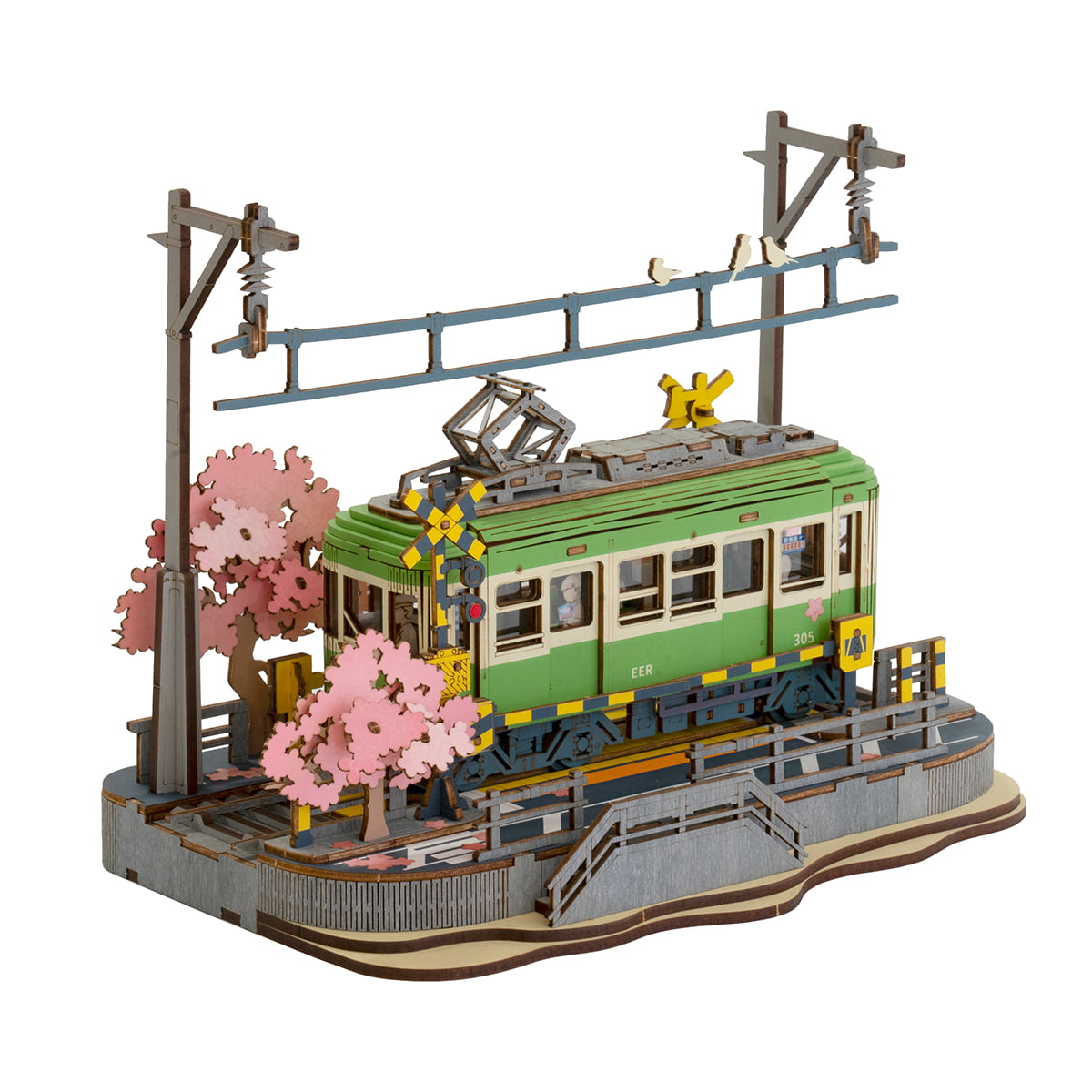 Puzzle en bois 3D Rolife Sakura Journey TGS02 