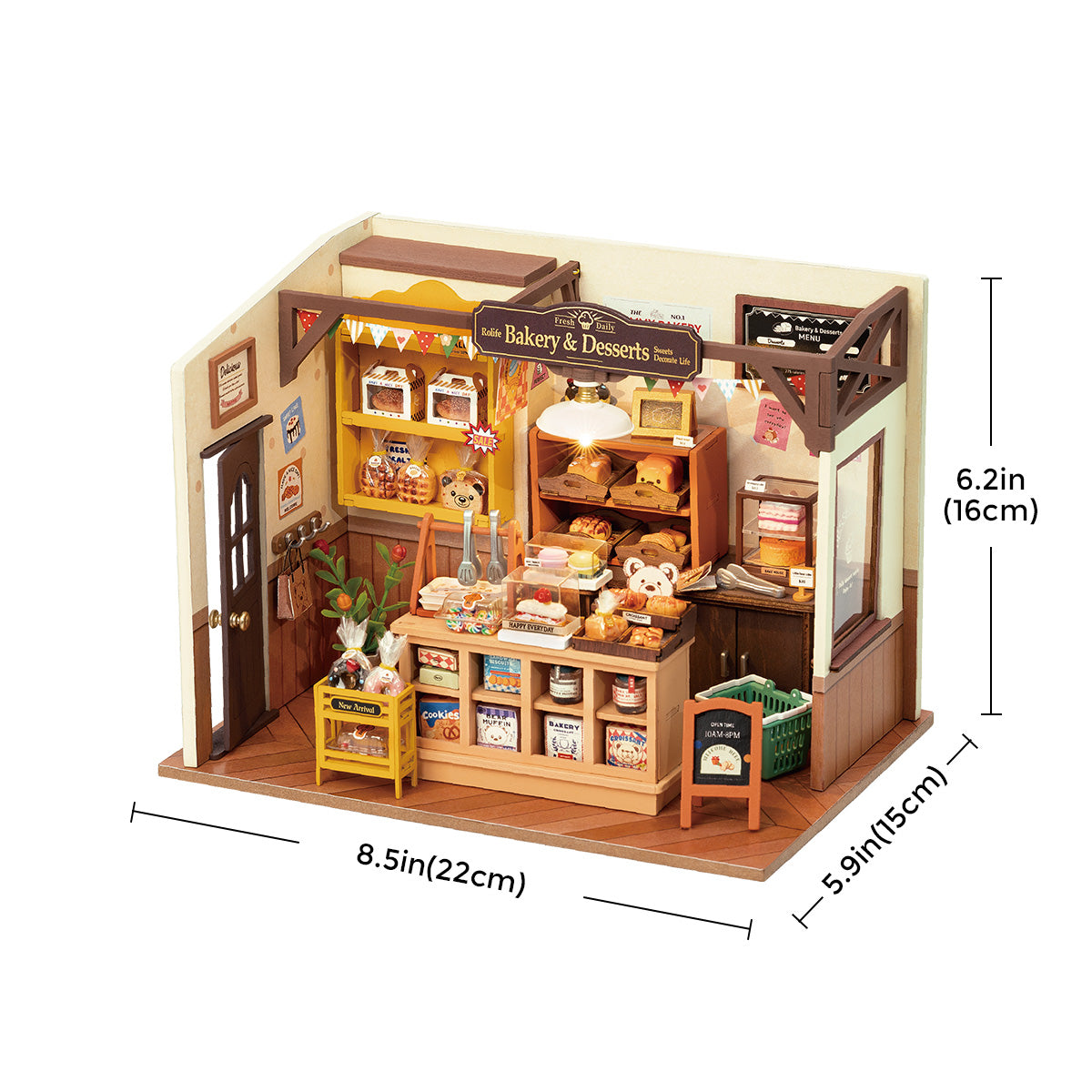 Rolife Becka's bakhuis DIY miniatuurhuiskit DG161