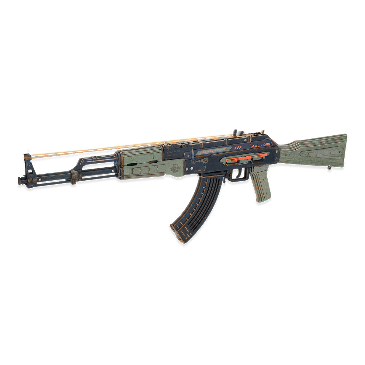 Fusil d'assaut ROKR AK-47 - Puzzle 3D en bois LQ901 