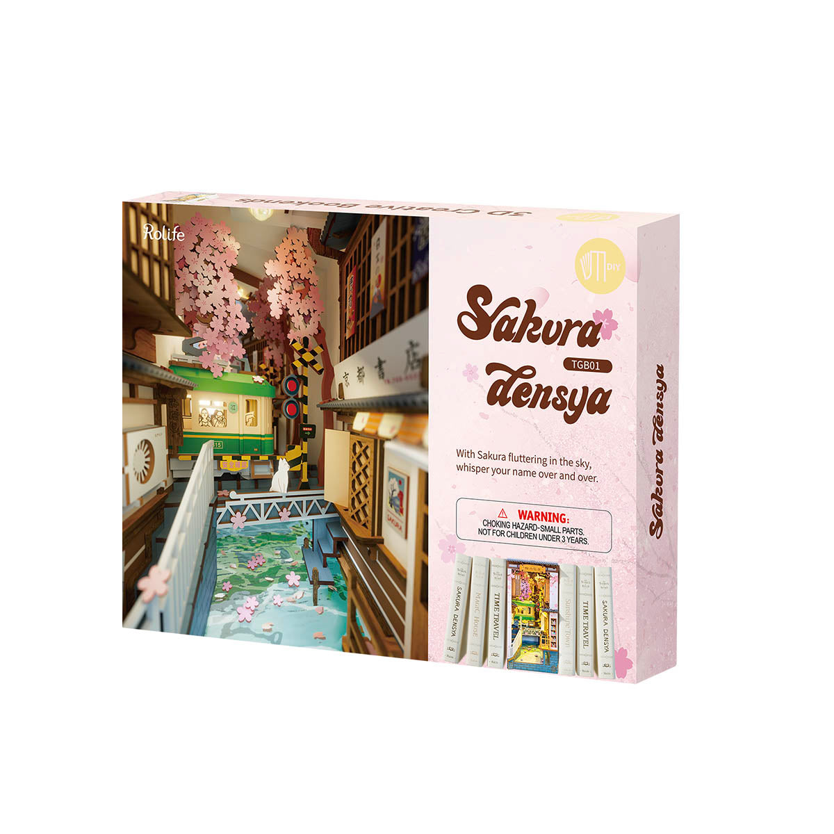 Rolife Sakura Densya DIY Book Nook Regaleinsatz-Set TGB01 