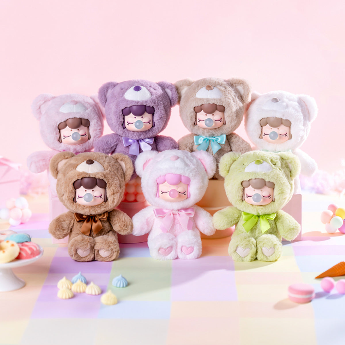 Rolife Nanci's Colorful Chocolate Cutie Bears Surprise Plush Dolls MNAXX