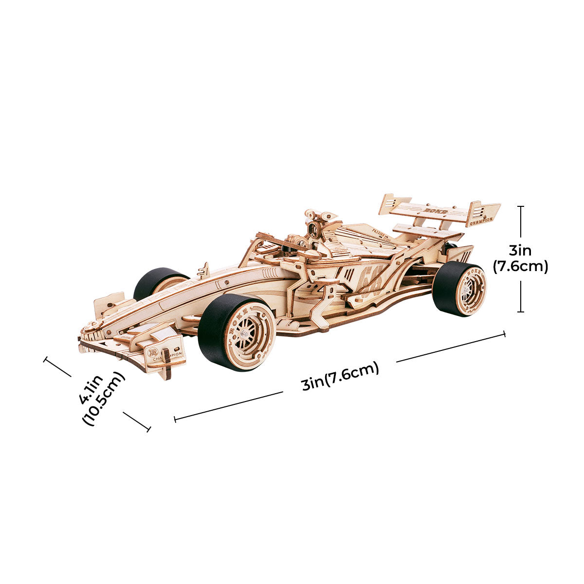 ROKR Raceauto 3D Houten Puzzel LK505