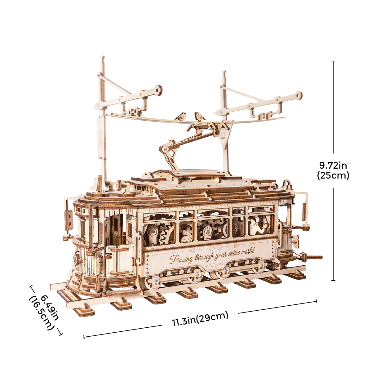 ROKR Classic City Tram 3D Houten Puzzel LK801