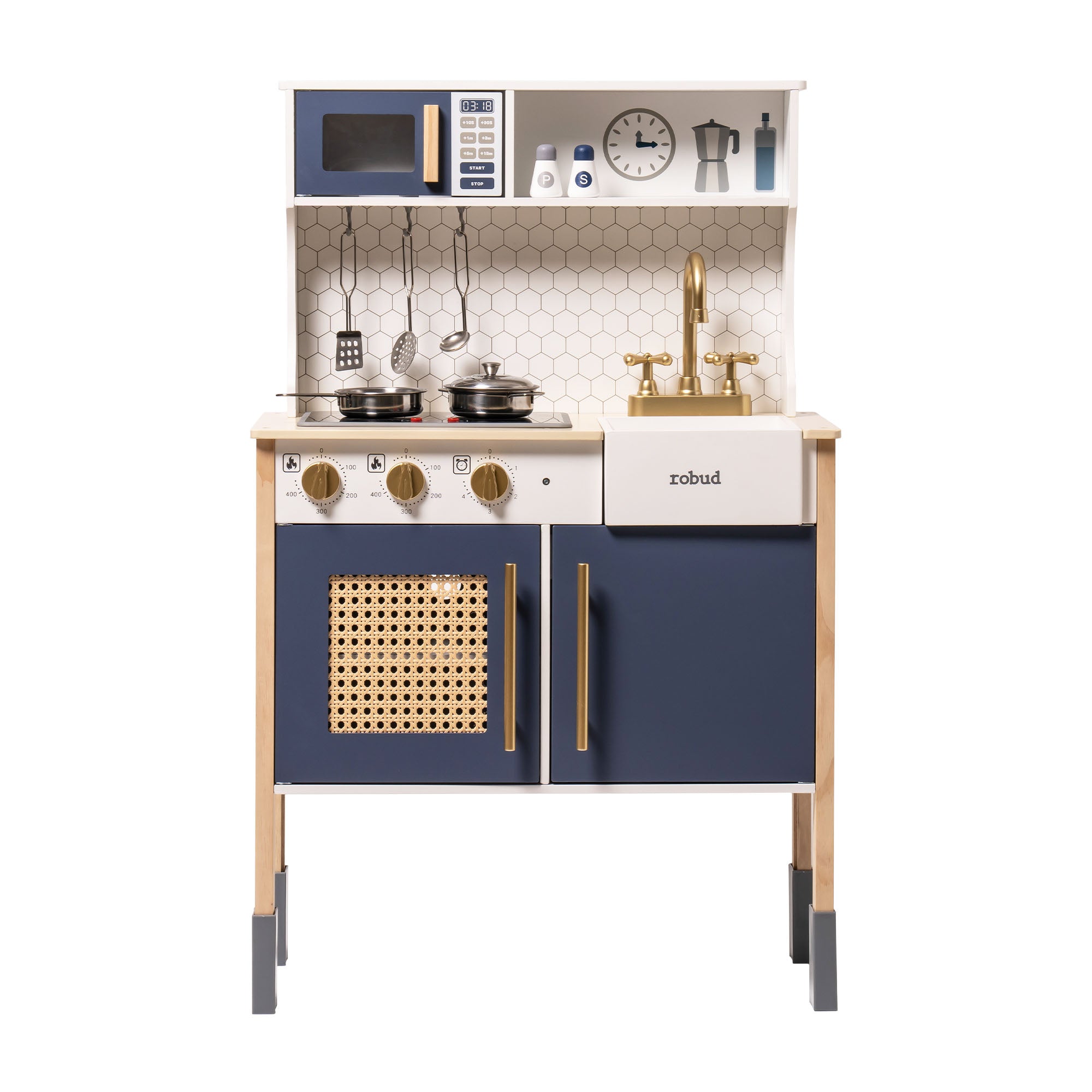 Robud Modern Vintage Pretend Play Kitchen