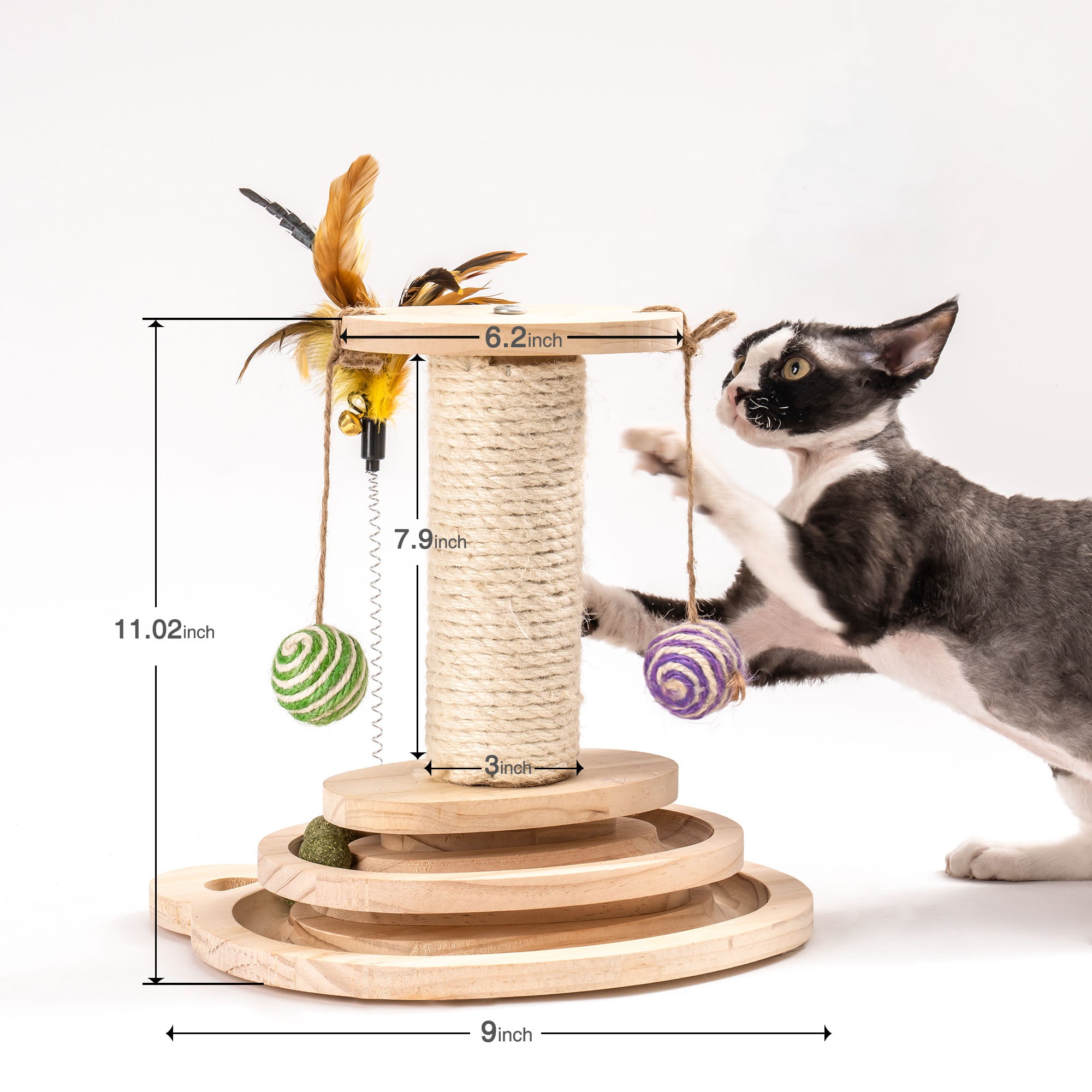 Cat Sisal Scratcher Toy