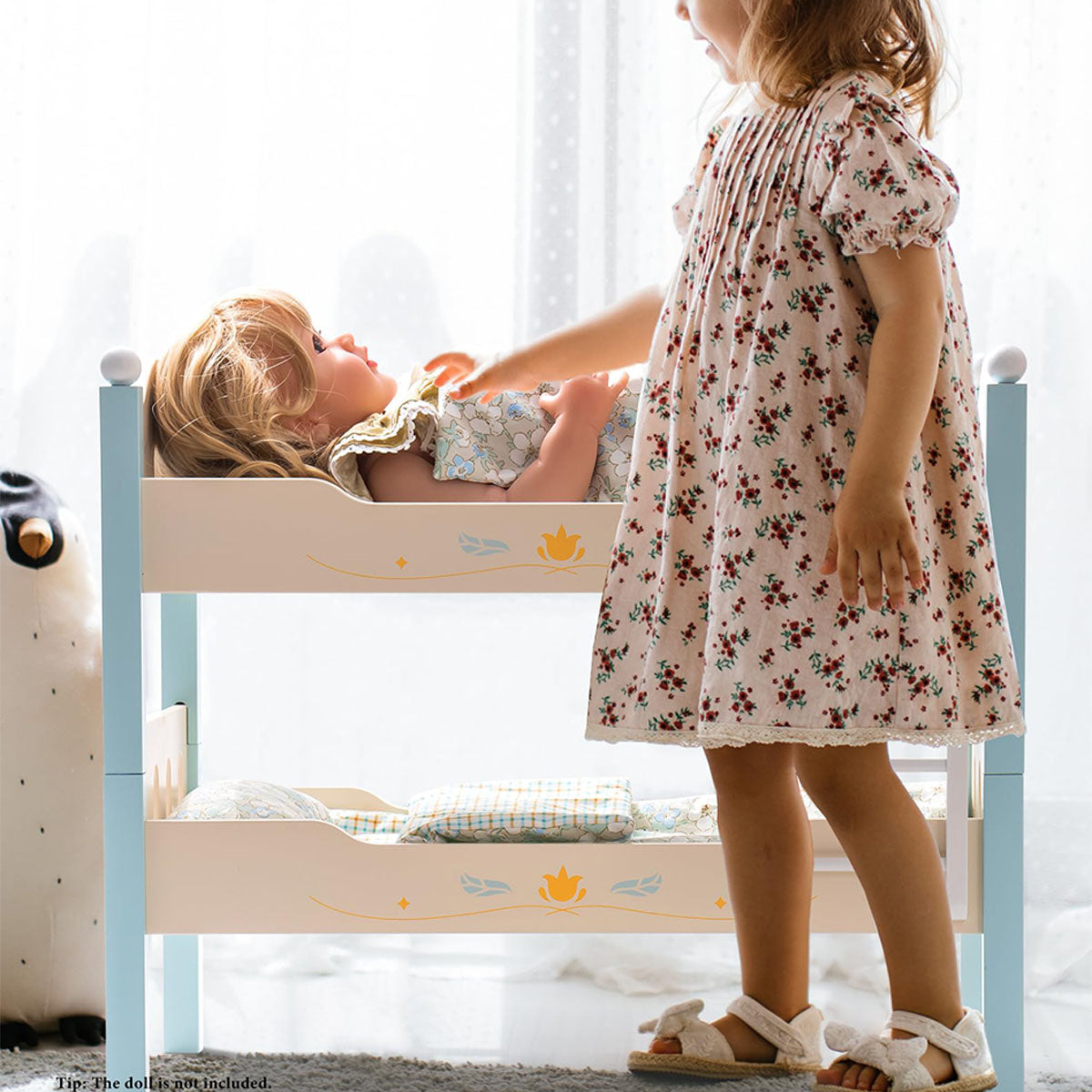 ROBUD Toys Doll Bunk Bed Set