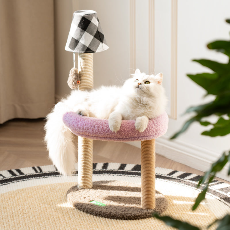 Table Lamp Double Cat Climbing Post