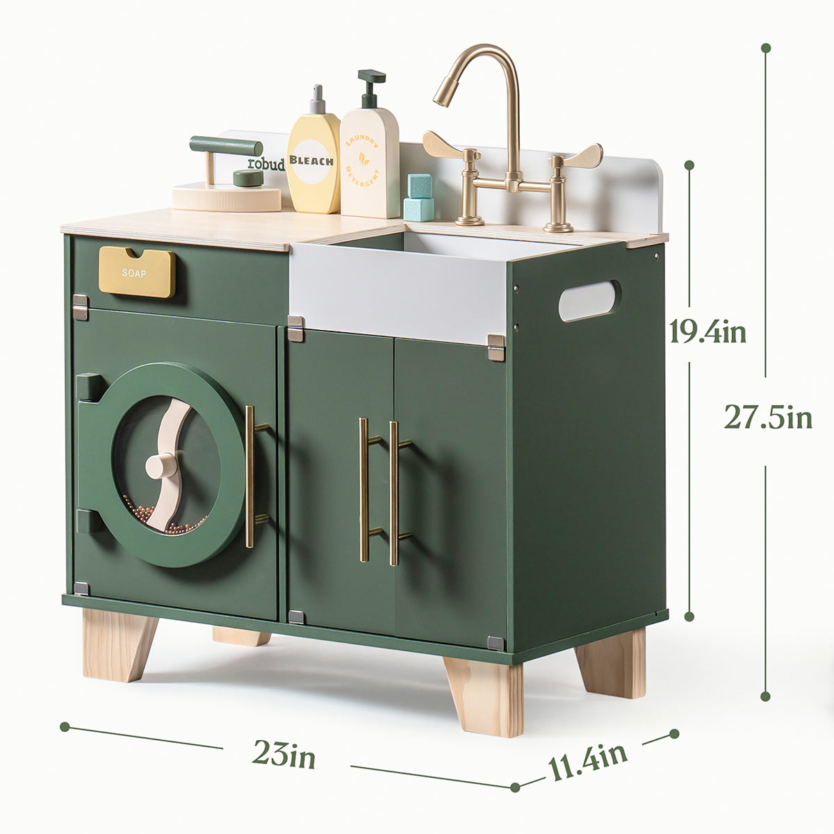 Robud Vintage Wooden Multi-Function Washing Machine