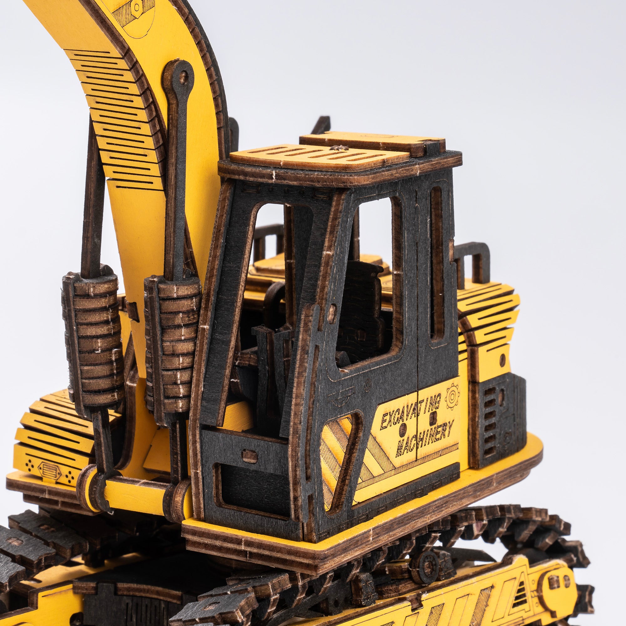 ROKR Excavator Engineering Vehicle 3D Wooden Puzzle TG508K