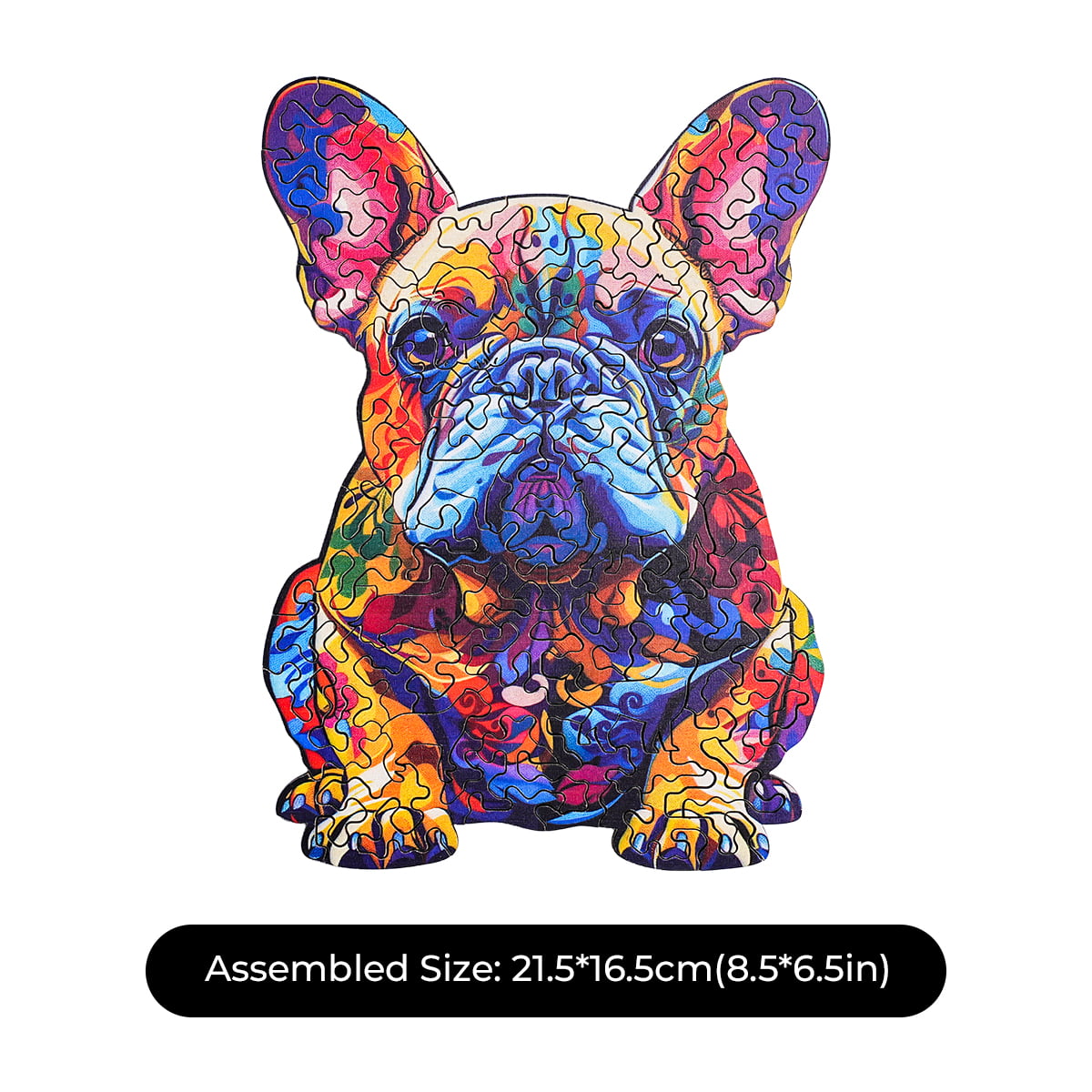 ROBOTIME French Bulldog Wooden Jigsaw Puzzle