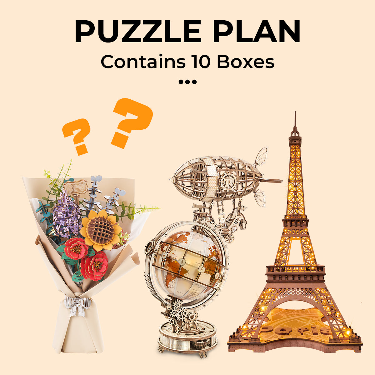 Coffret d'abonnement Robotime - Puzzle Plan