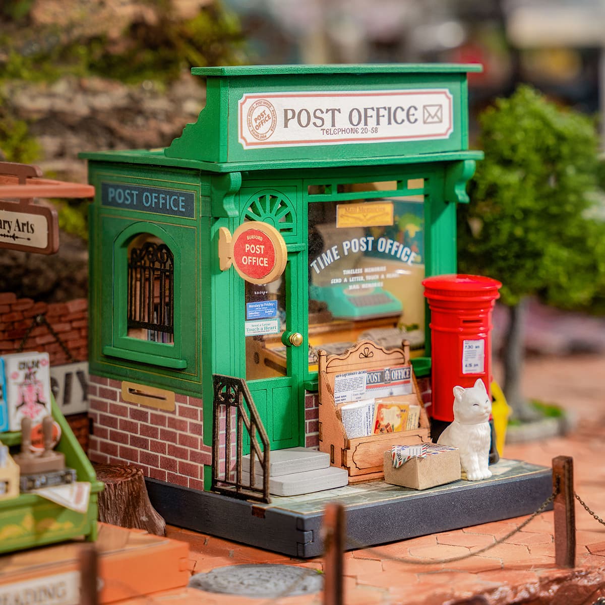 Rolife Century Post Office DIY Miniature House DS037