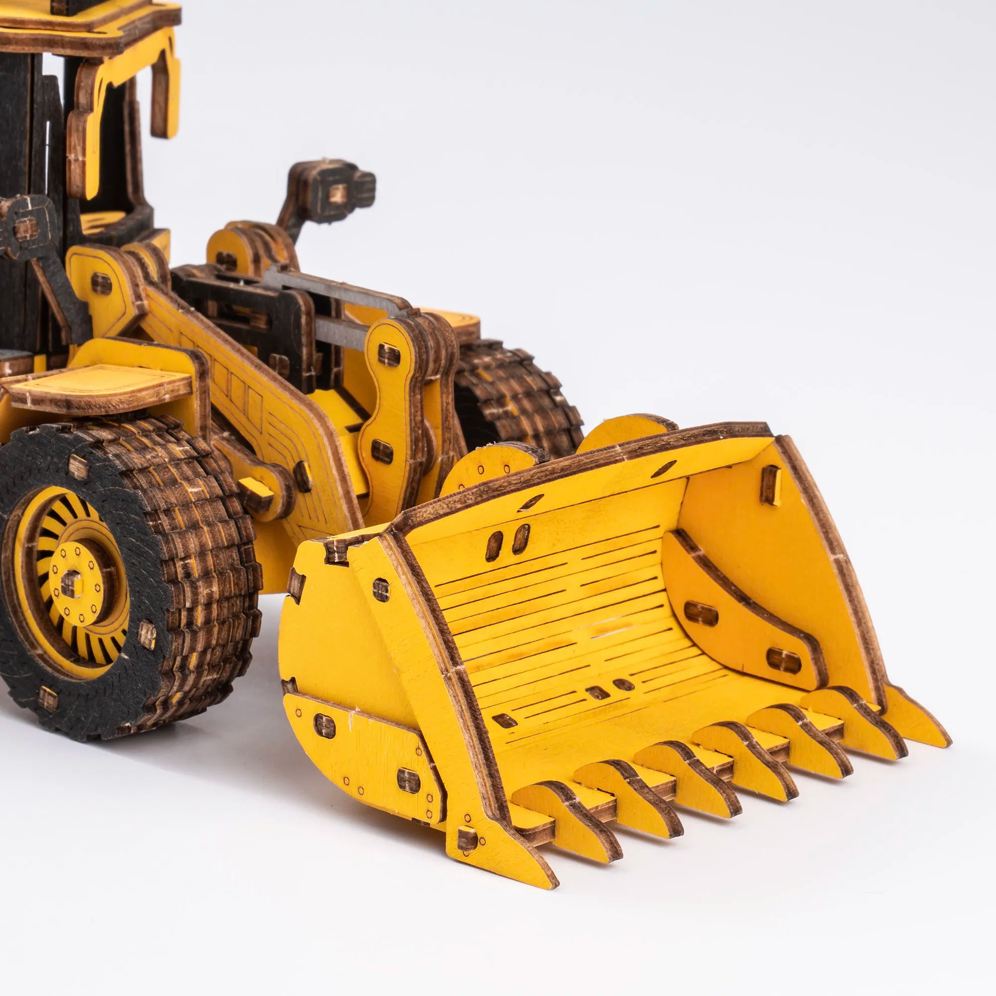 ROKR Bulldozer Engineering Vehicle 3D Wooden Puzzle TG509K