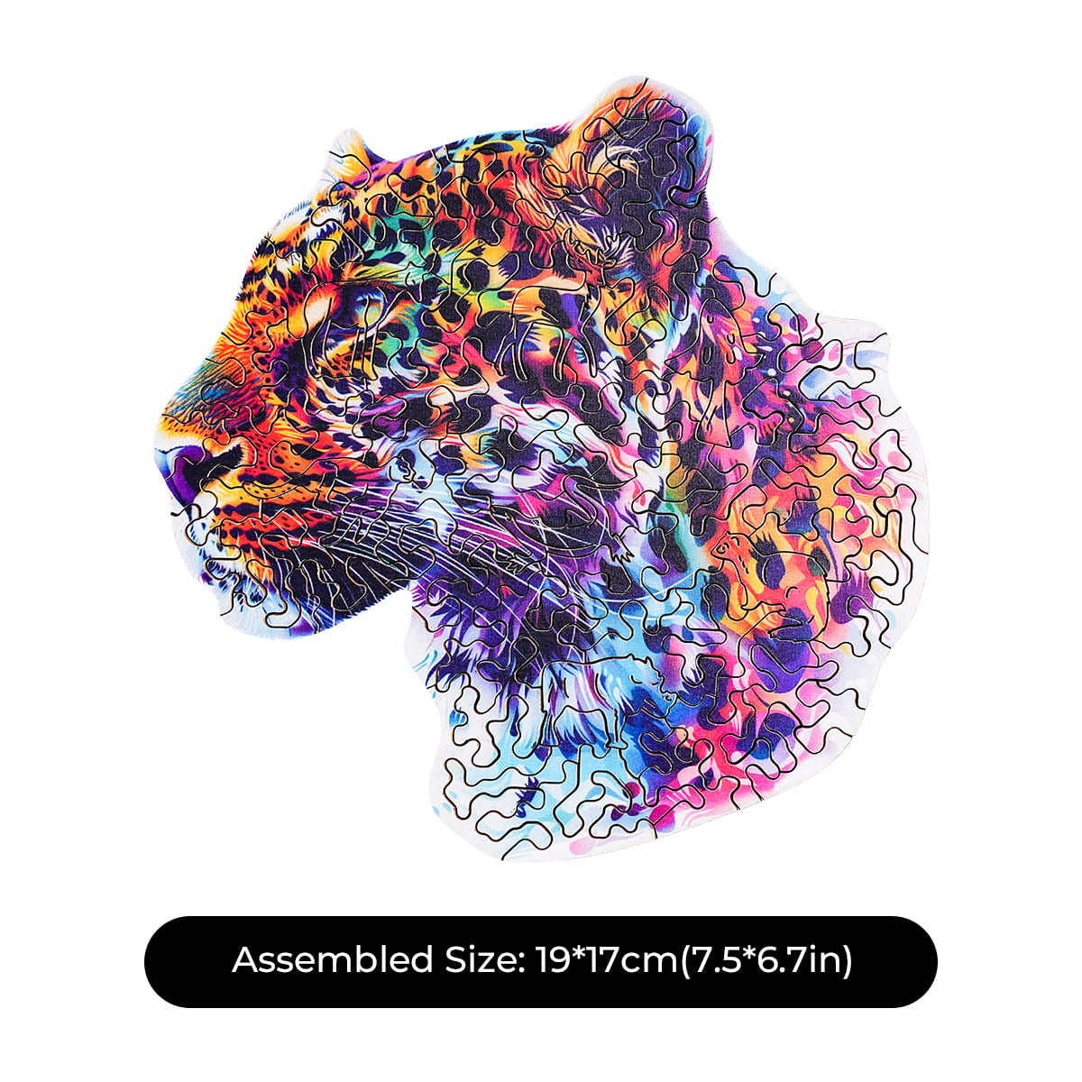 ROBOTIME Fancy Leopard Wooden Jigsaw Puzzle