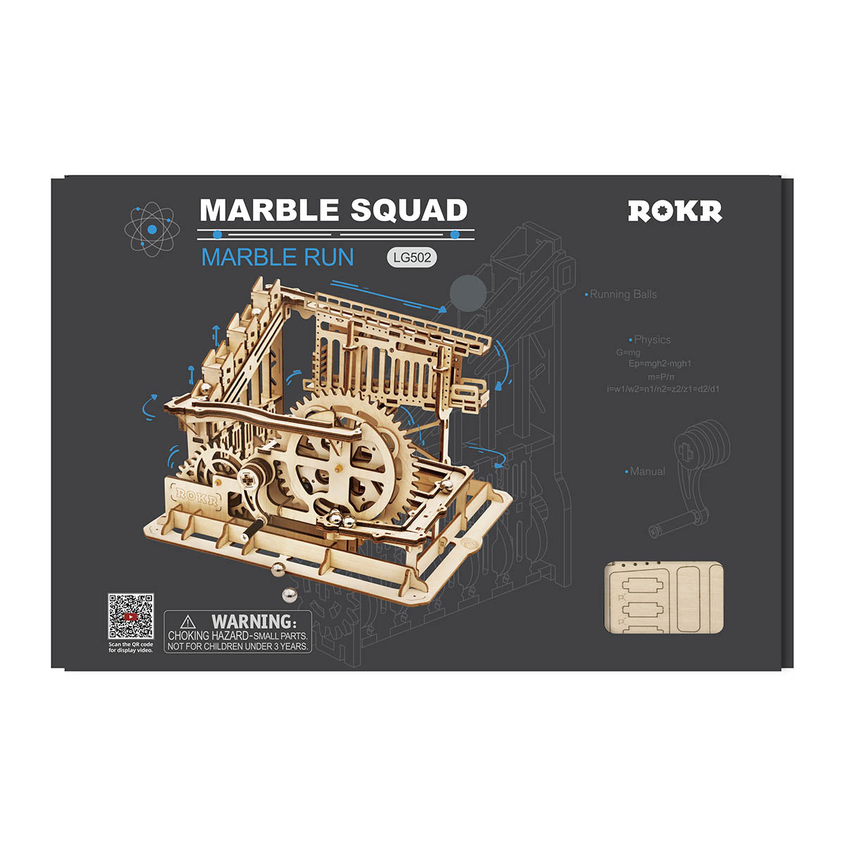 ROKR Marble Squad Trapdoors Marble Run LG502