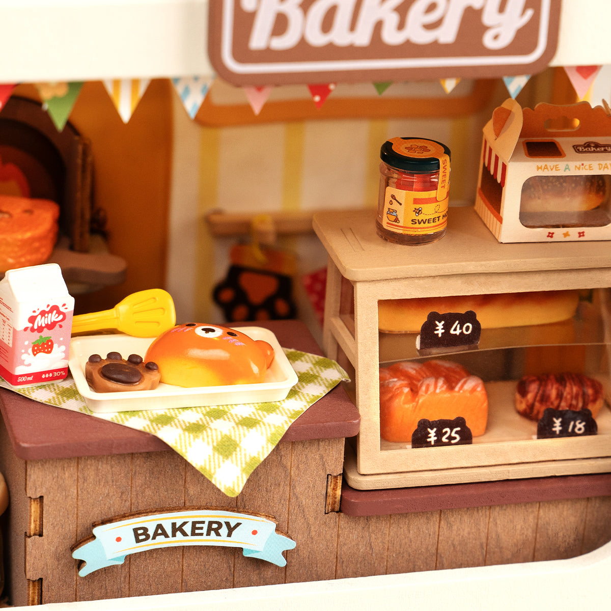 Rolife Food Box Shop DIY Miniature House Kit