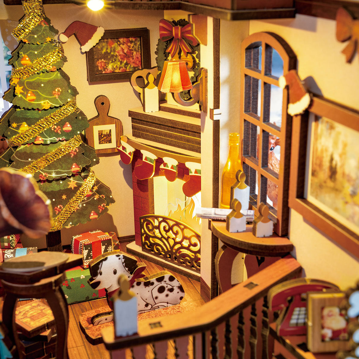 Rolife Christmas Indoor Scene DIY Book Nook TGC07