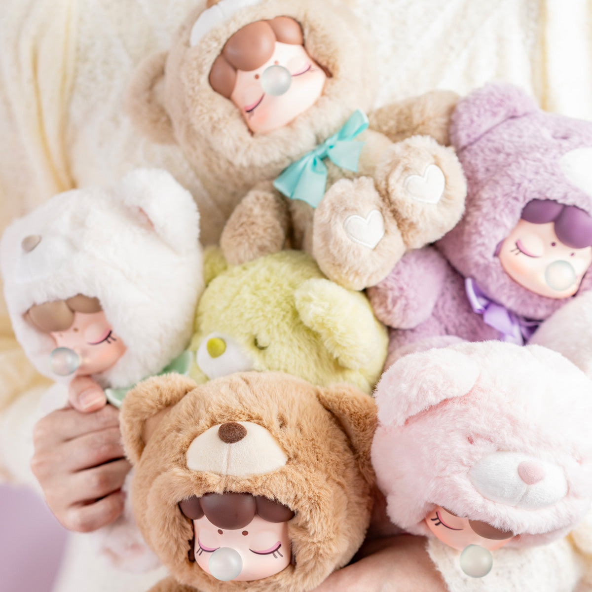 Rolife Nanci's Colorful Chocolate Cutie Bears Surprise Plush Dolls MNAXX