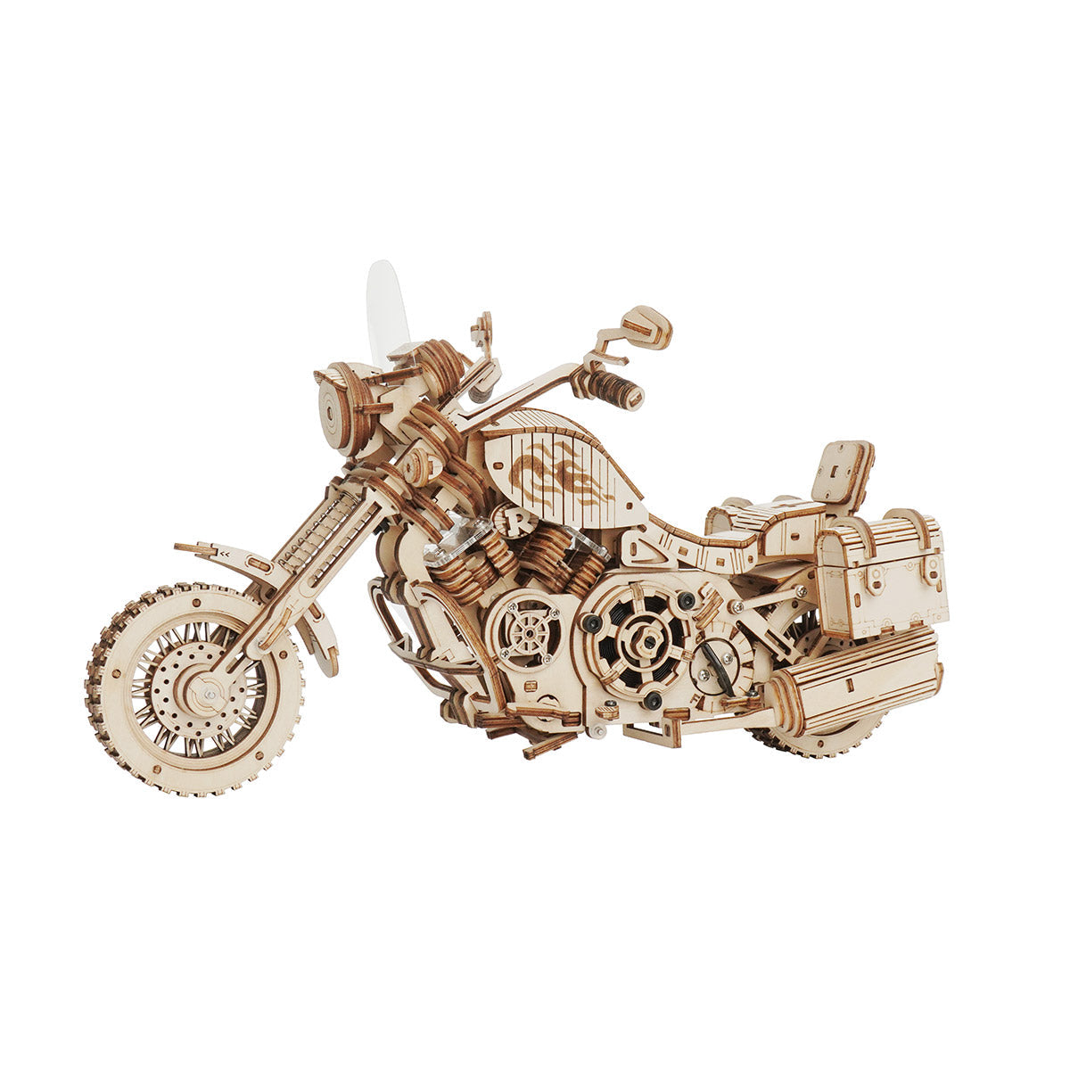 Puzzle 3D en bois ROKR Cruiser Motorcycle LK504 