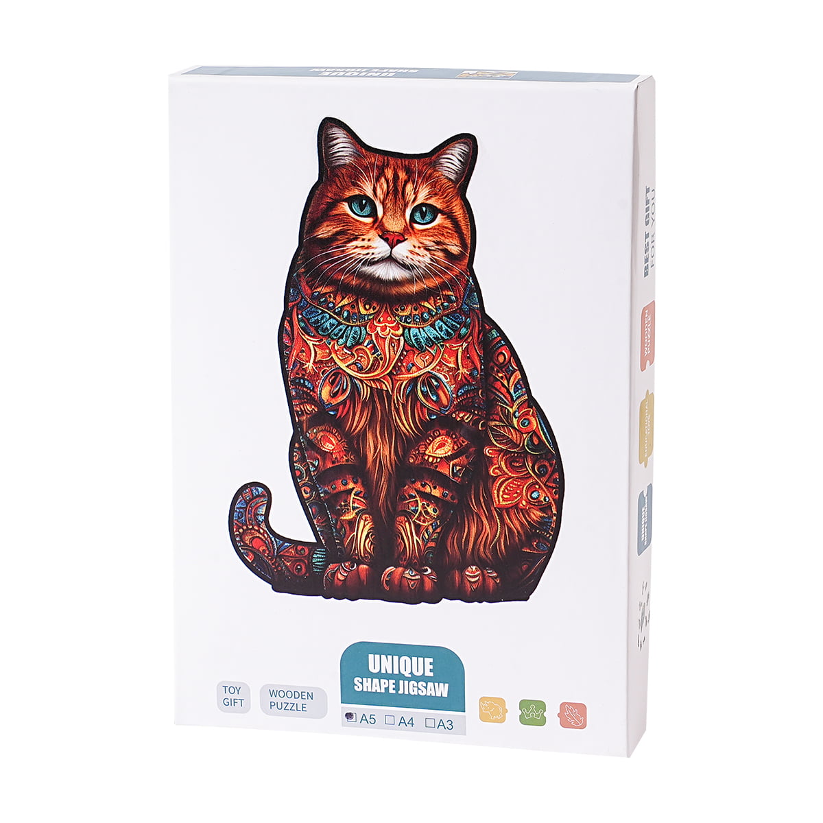 ROBOTIME Exotic Cat Wooden Jigsaw Puzzle