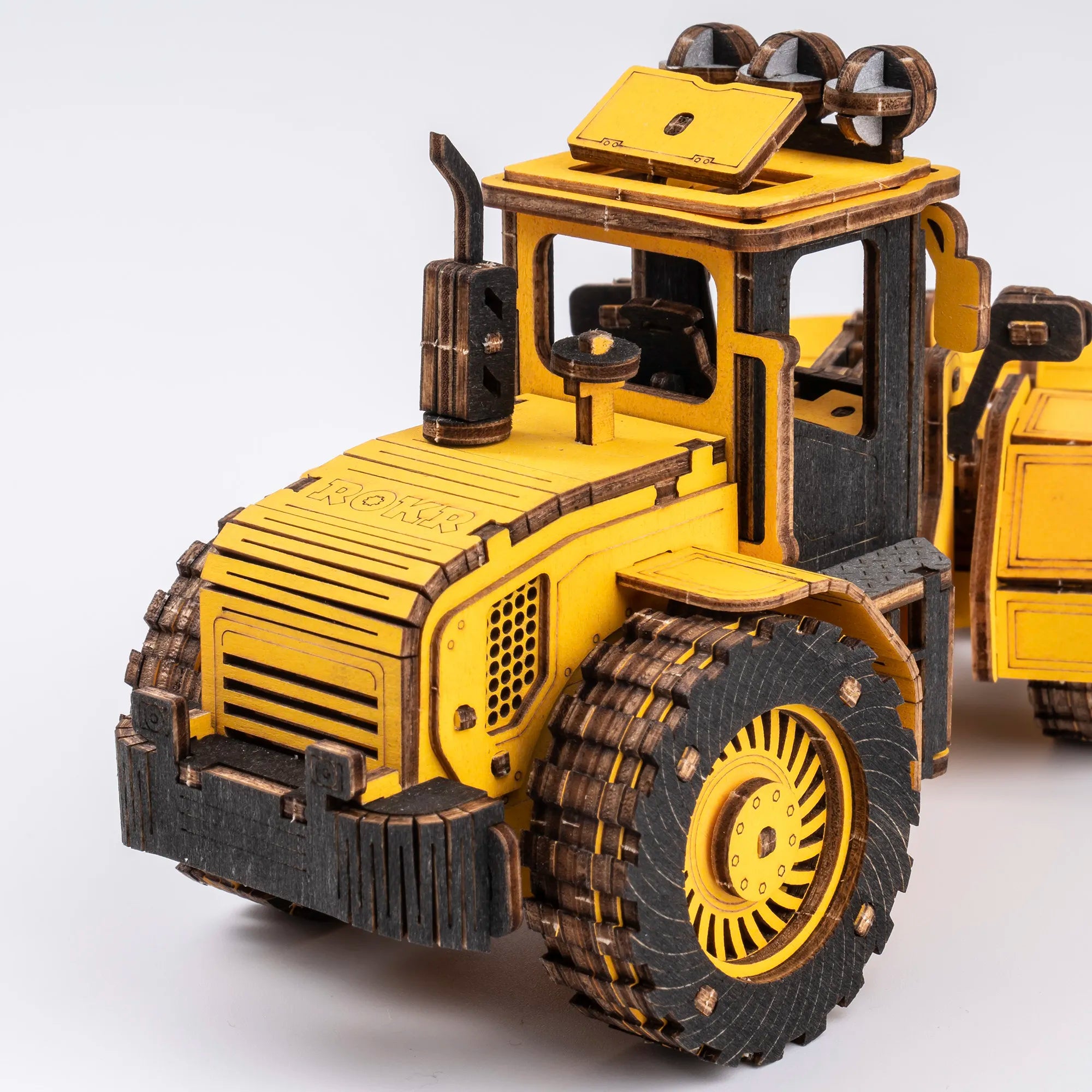 ROKR Bulldozer Engineering Vehicle 3D Wooden Puzzle TG509K