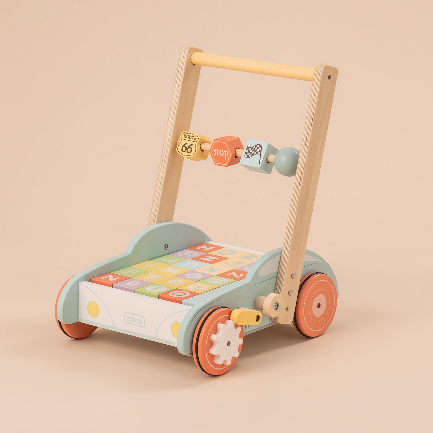 ROBUD Wooden Baby Walkers Push Toys WRP04