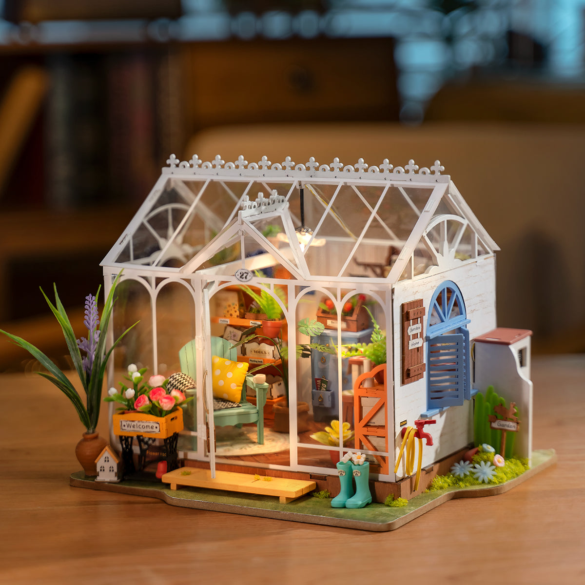 Rolife Dreamy Garden House DIY Miniature House Kit DG163