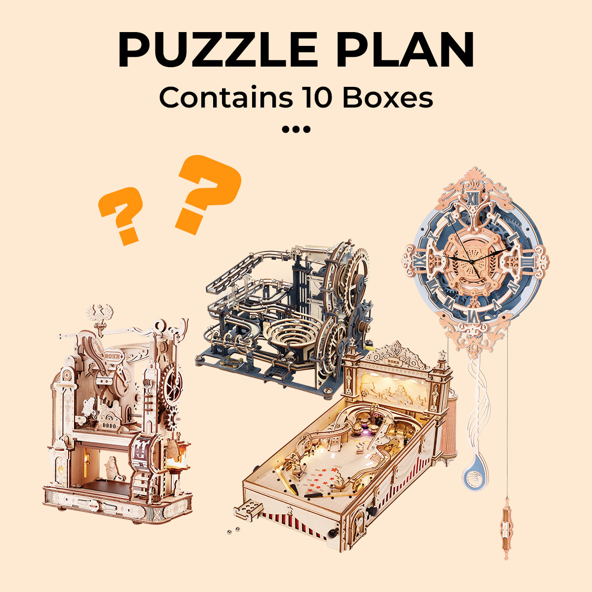 Coffret d'abonnement Robotime - Puzzle Plan