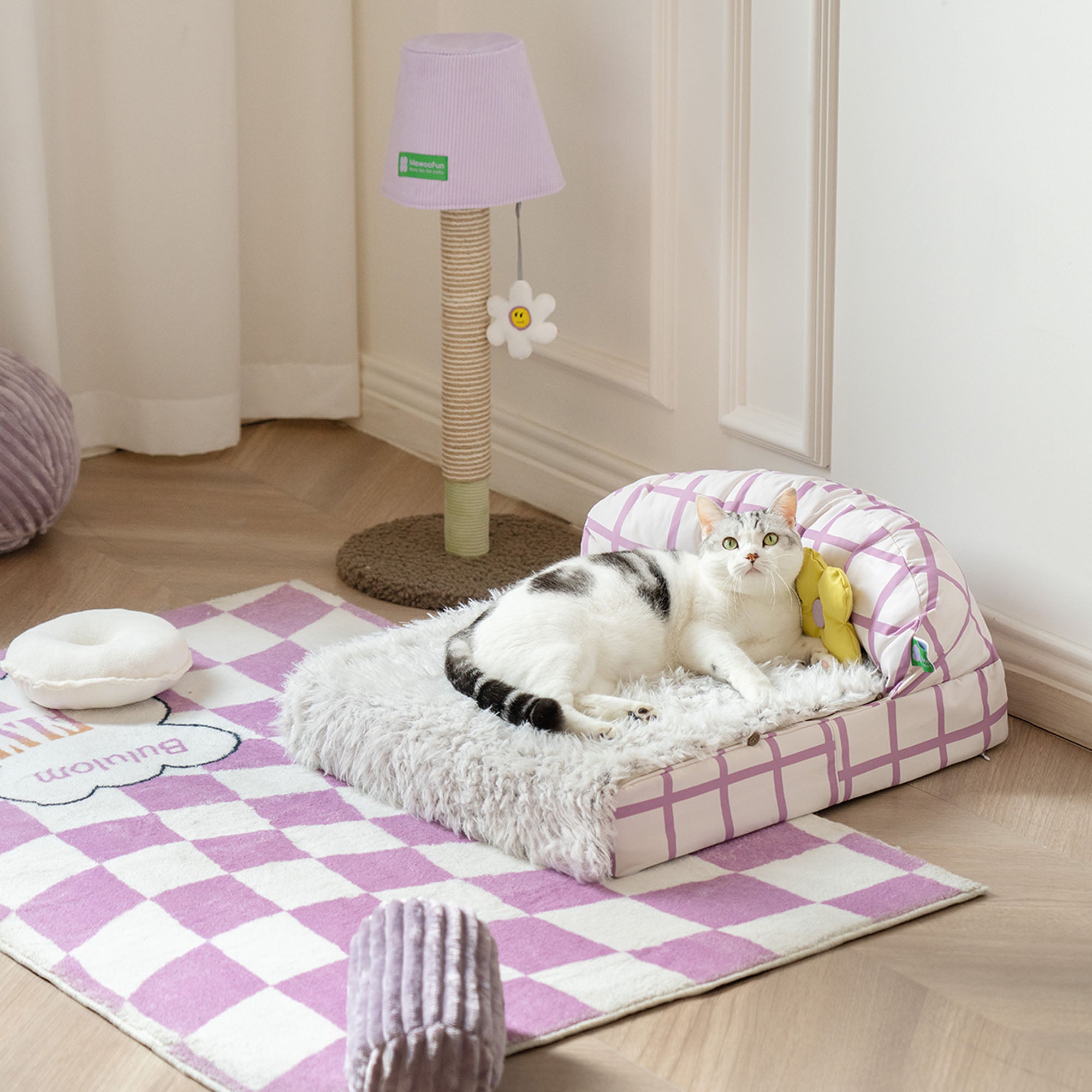 Plush Sweet Sleeping Pet Bed