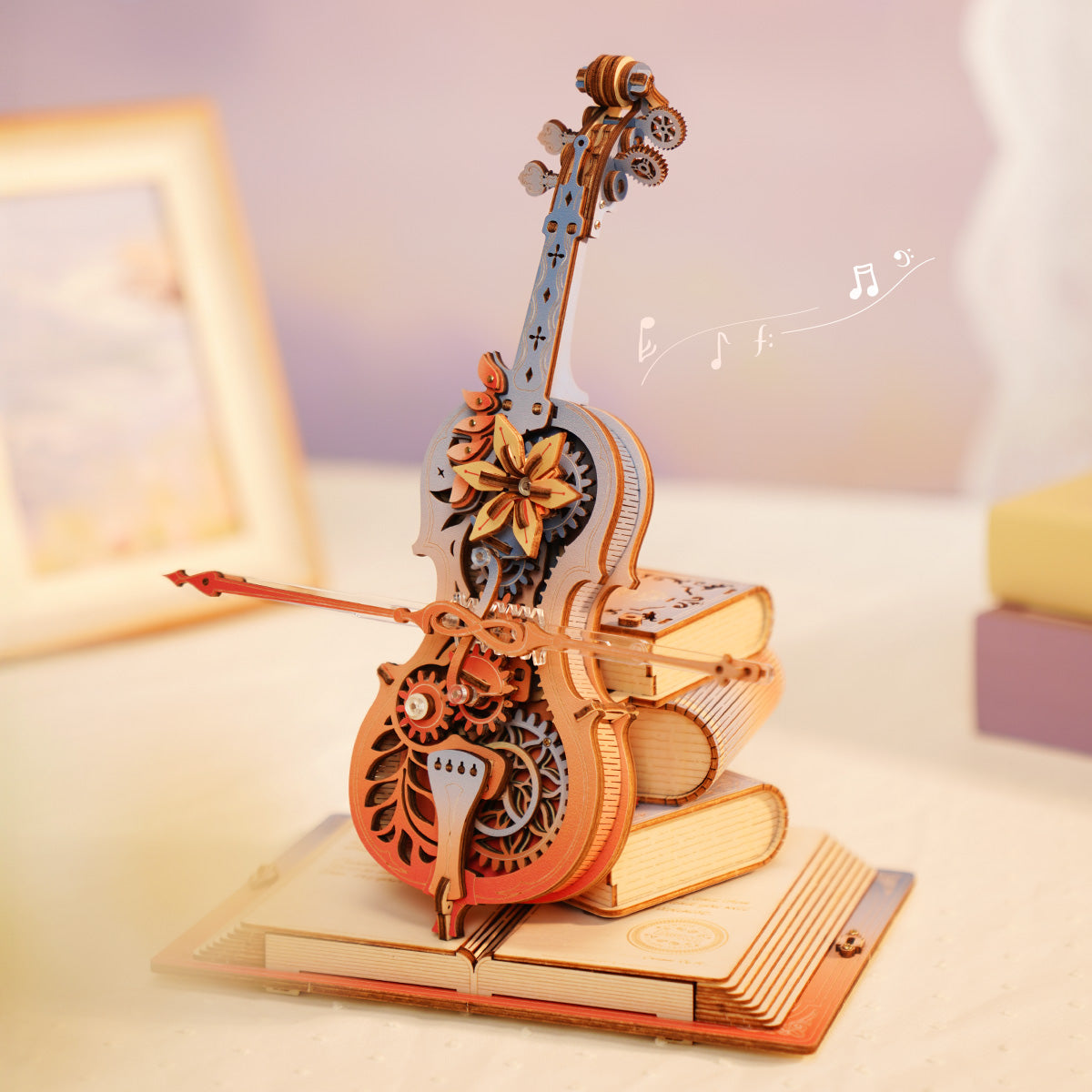 ROKR Symphony of Gorgeous Dreams Mechanical Music Box 3D Wooden Puzzle AMK63M