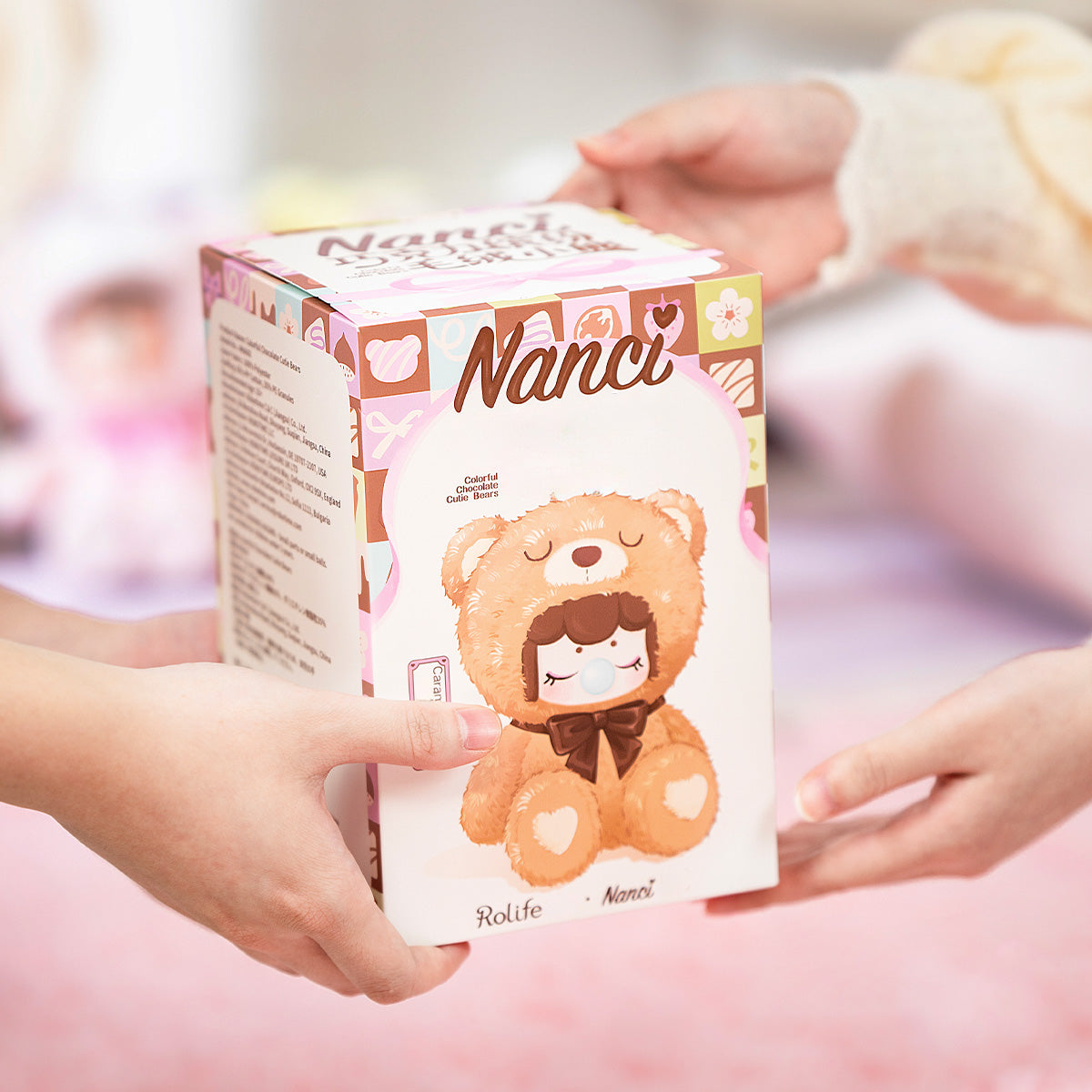 Rolife Nanci's Colorful Chocolate Cutie Bears Surprise Plush Dolls MNAXX